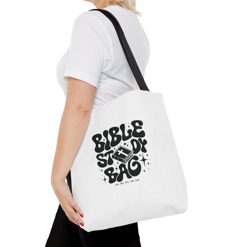 Bible Study Tote Bag – Faith-Inspired Scripture Carryall