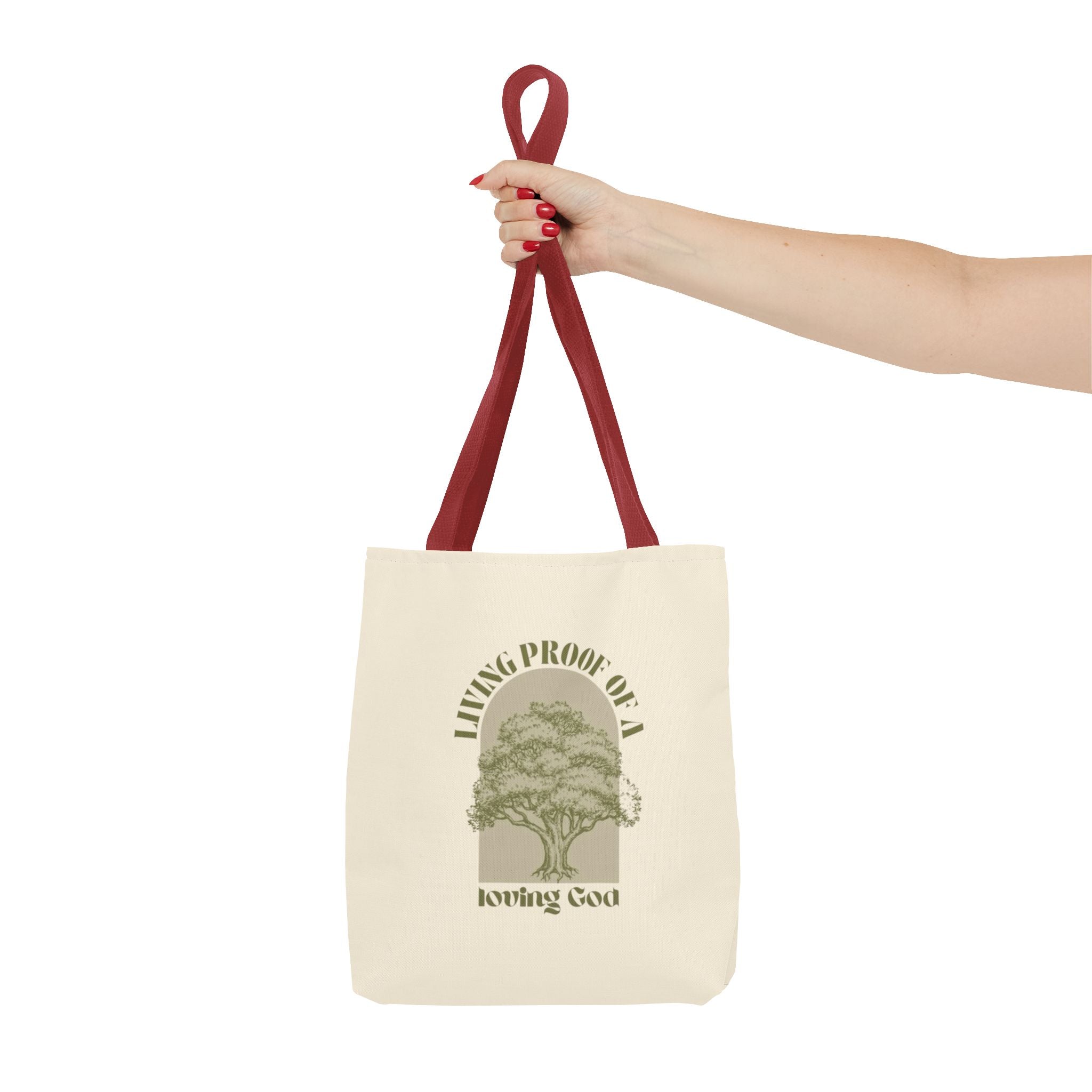 Living Proof Of A Loving God Tote Bag