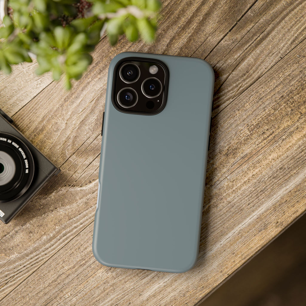 Tough iPhone Case - Blue/Grey Color