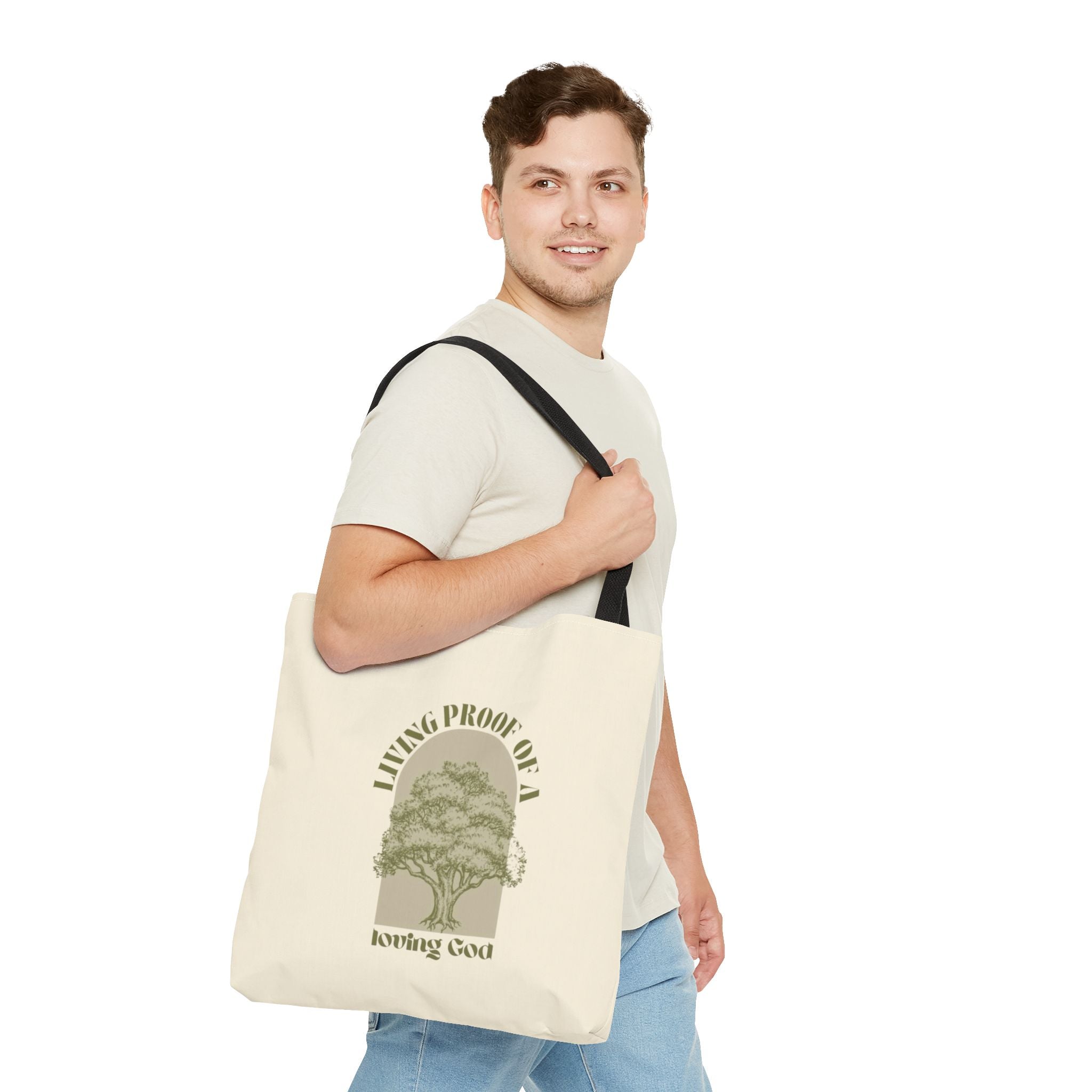 Living Proof Of A Loving God Tote Bag