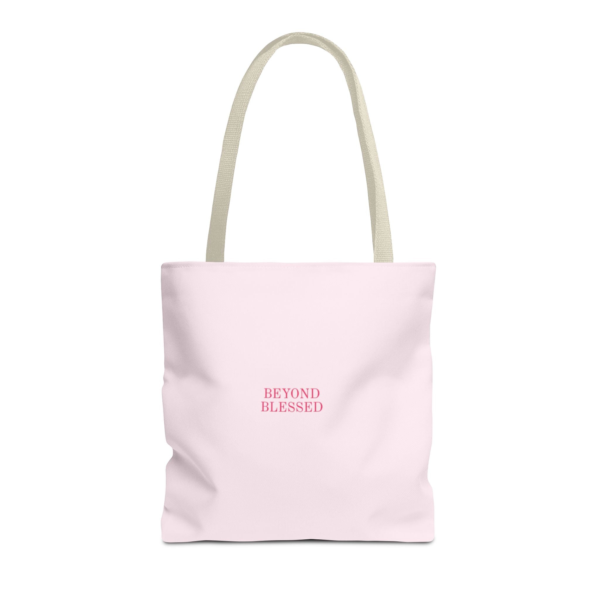 Beyond Blessed Pink Tote Bag – Inspirational Everyday Carry Tote