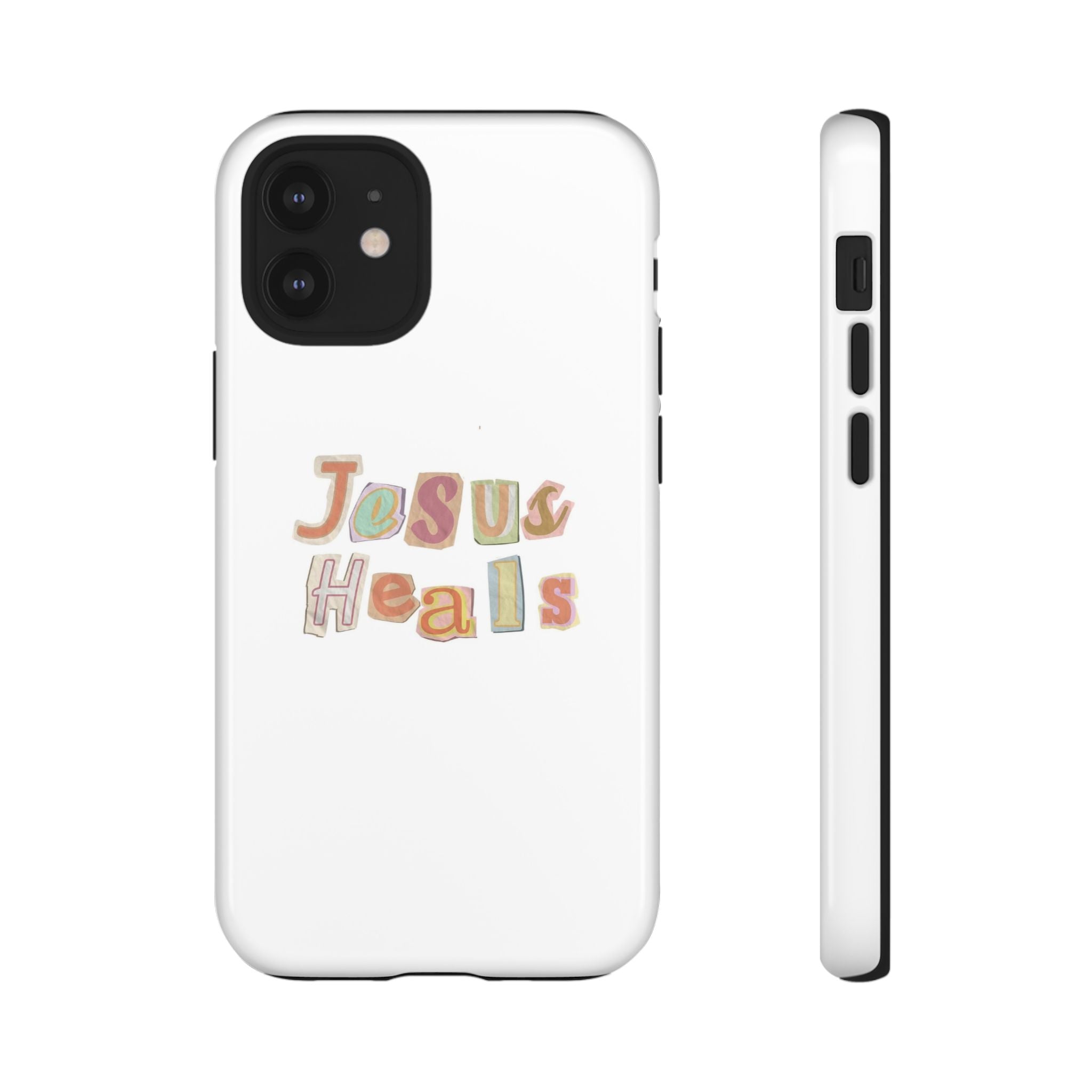 Jesus Heals Phone Case — Christian Faith Inspirational Tough Case