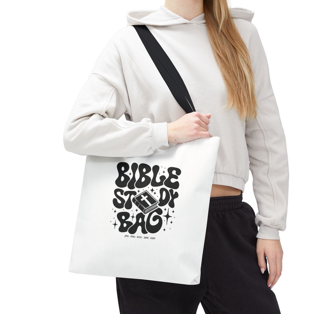 Bible Study Tote Bag – Faith-Inspired Scripture Carryall