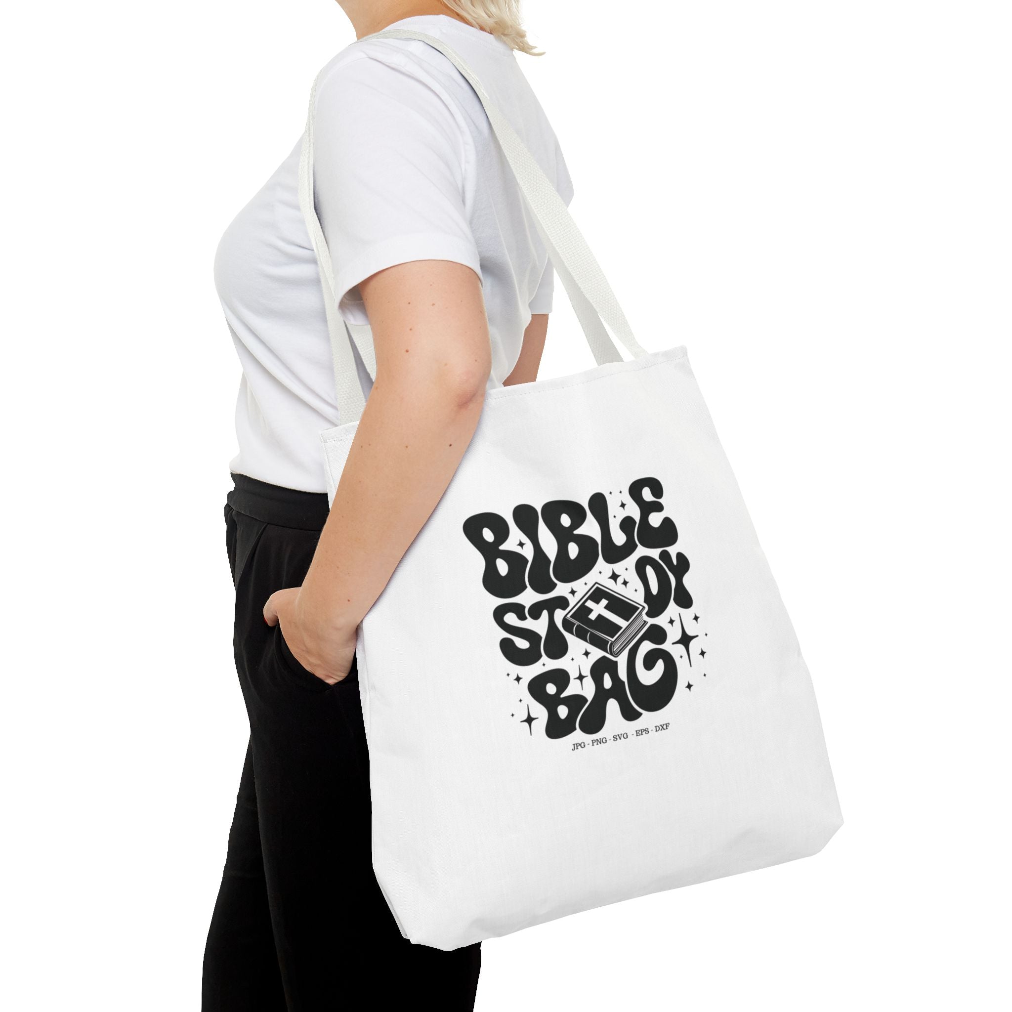 Bible Study Tote Bag – Faith-Inspired Scripture Carryall