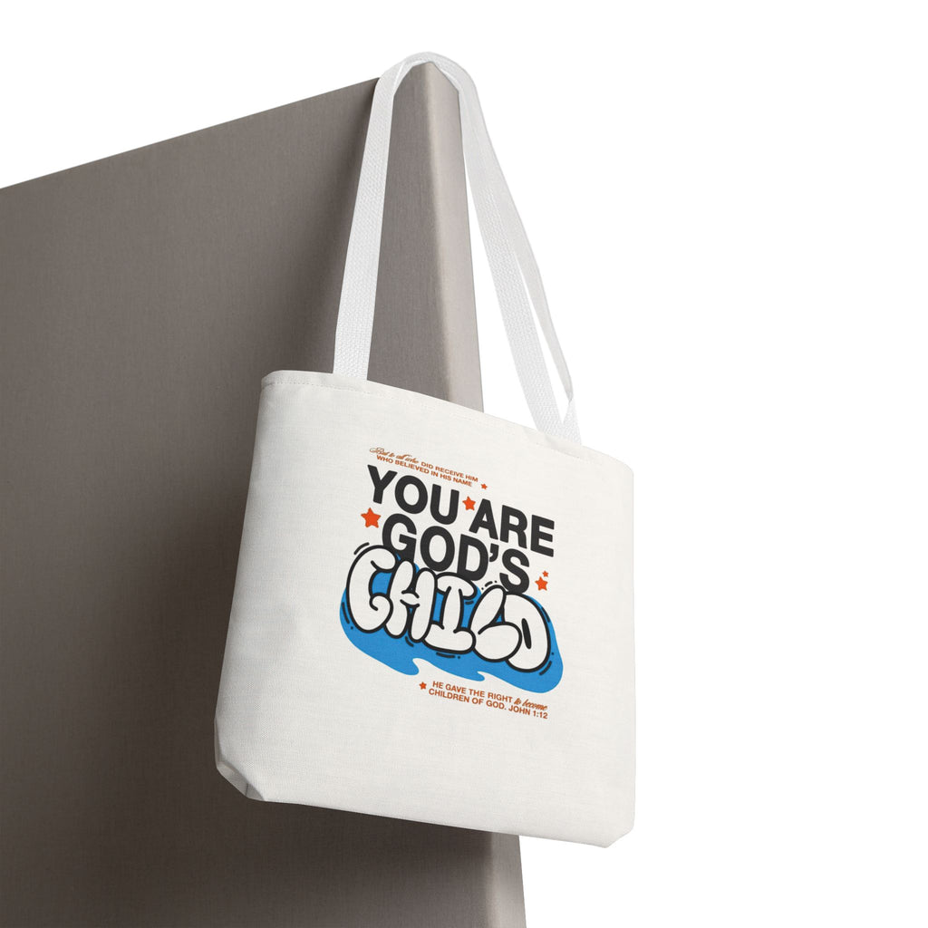 Inspirational "You Are God's Child" Tote Bag