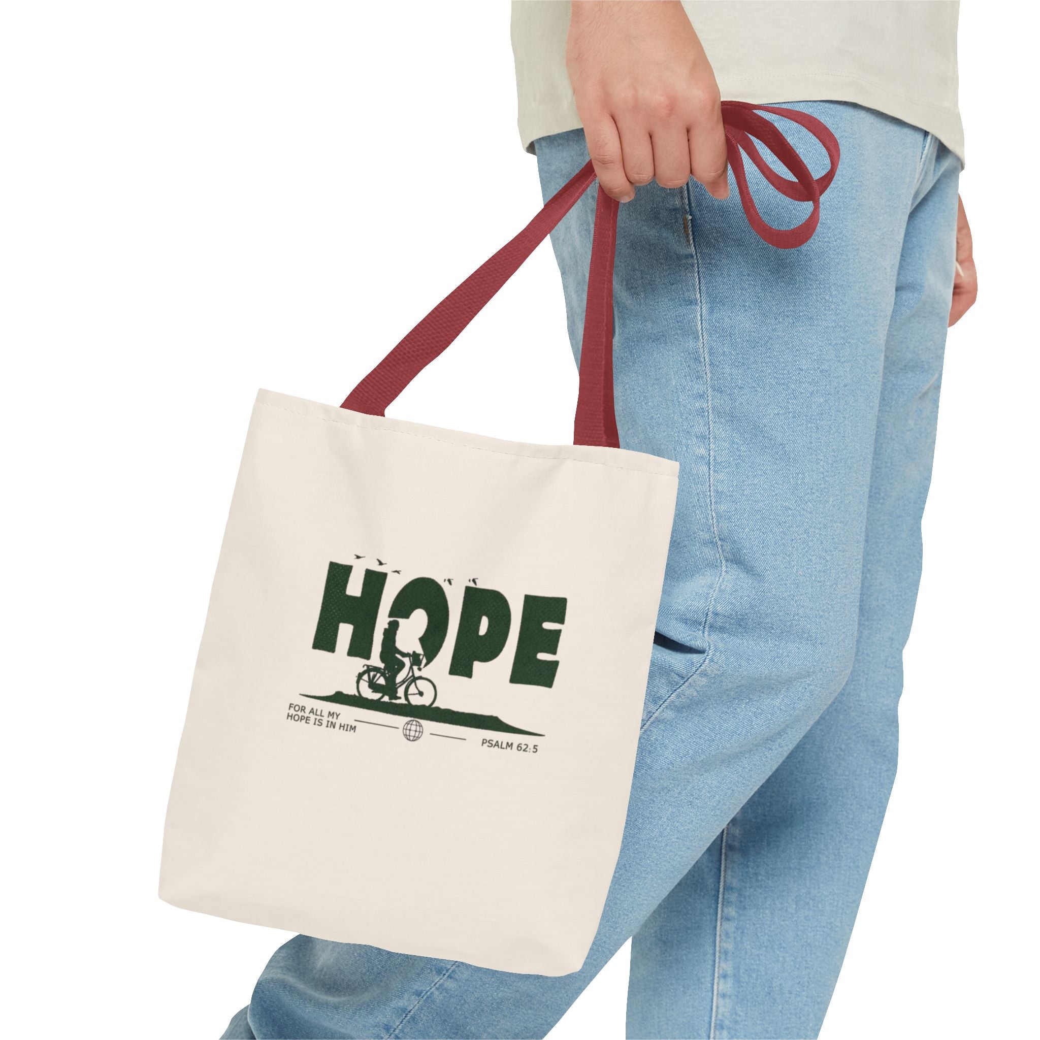 "Hope" Tote Bag — Inspirational Canvas Tote