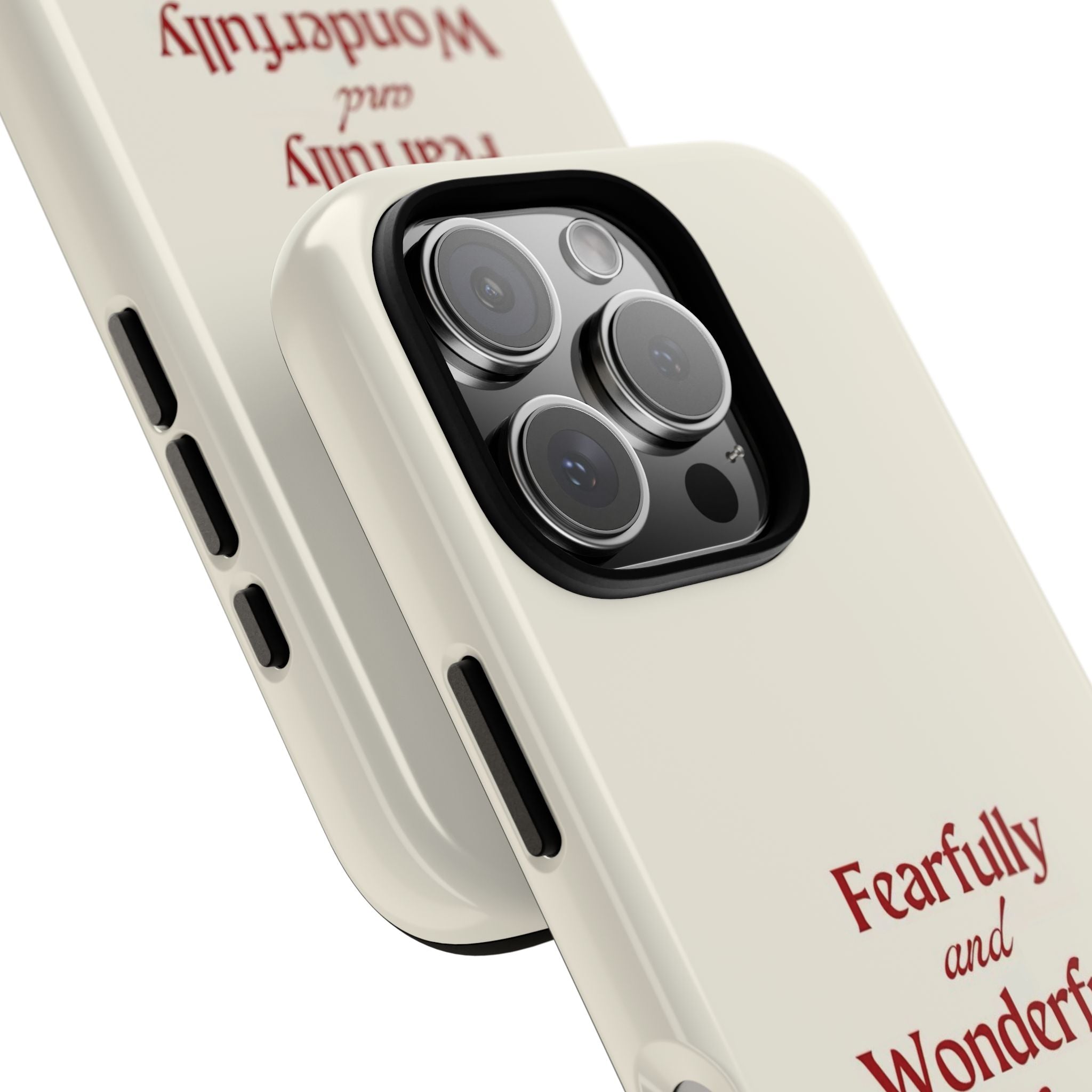 Tough Phone Case — "Fearfully and Wonderfully Made" Christian Scripture Protective Case