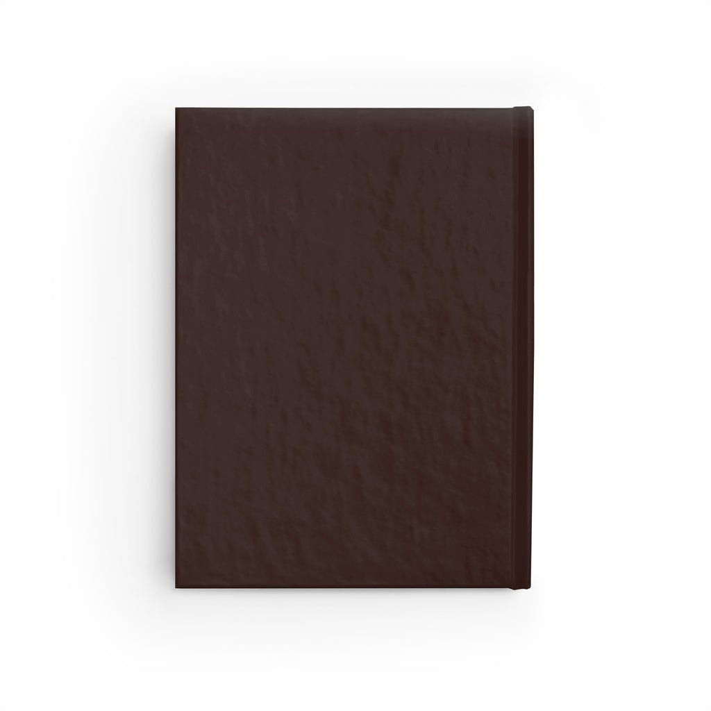 Hardcover Journal — "Focus on the Good." Ruled Lined Leatherette Notebook