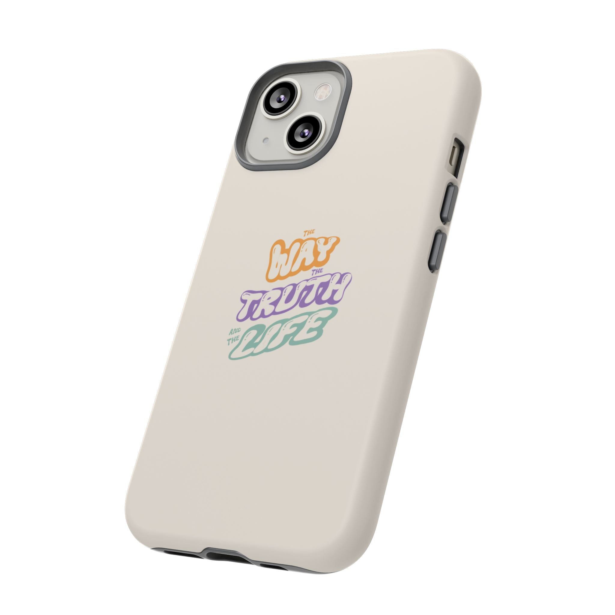 'Way,Truth,Life' Pastel Graphic Protective Tough Case