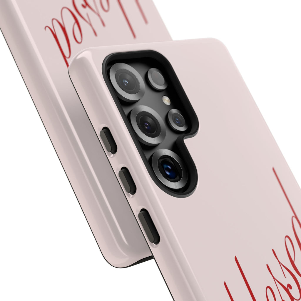 Blessed Pink Tough Phone Case