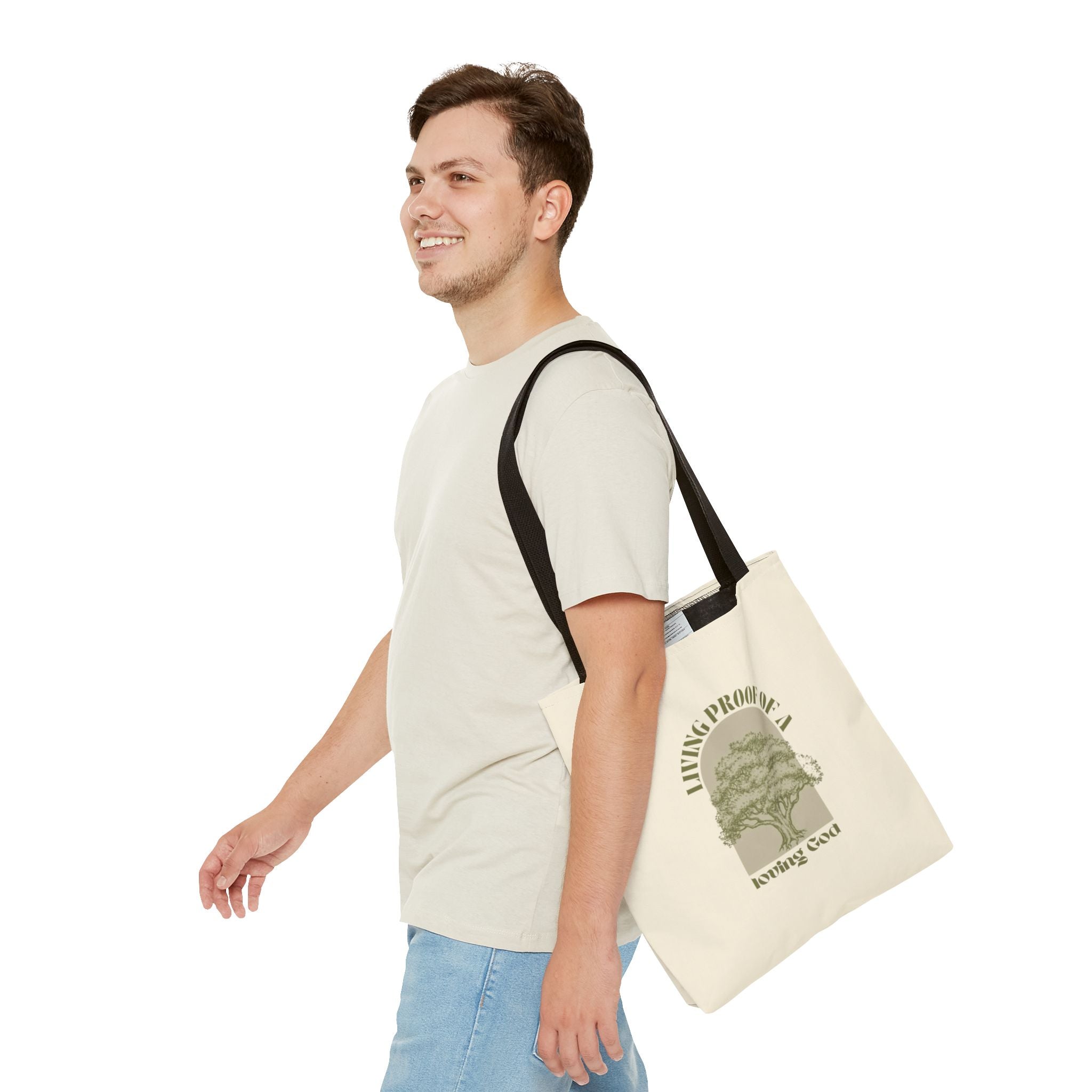 Living Proof Of A Loving God Tote Bag