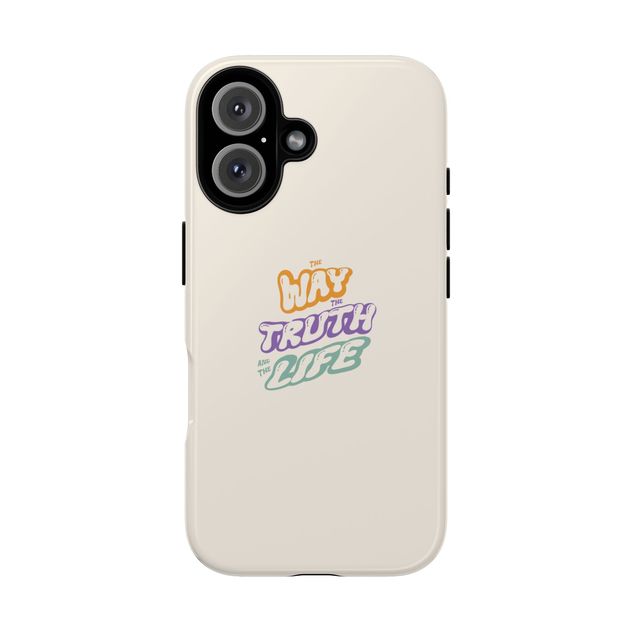 'Way,Truth,Life' Pastel Graphic Protective Tough Case