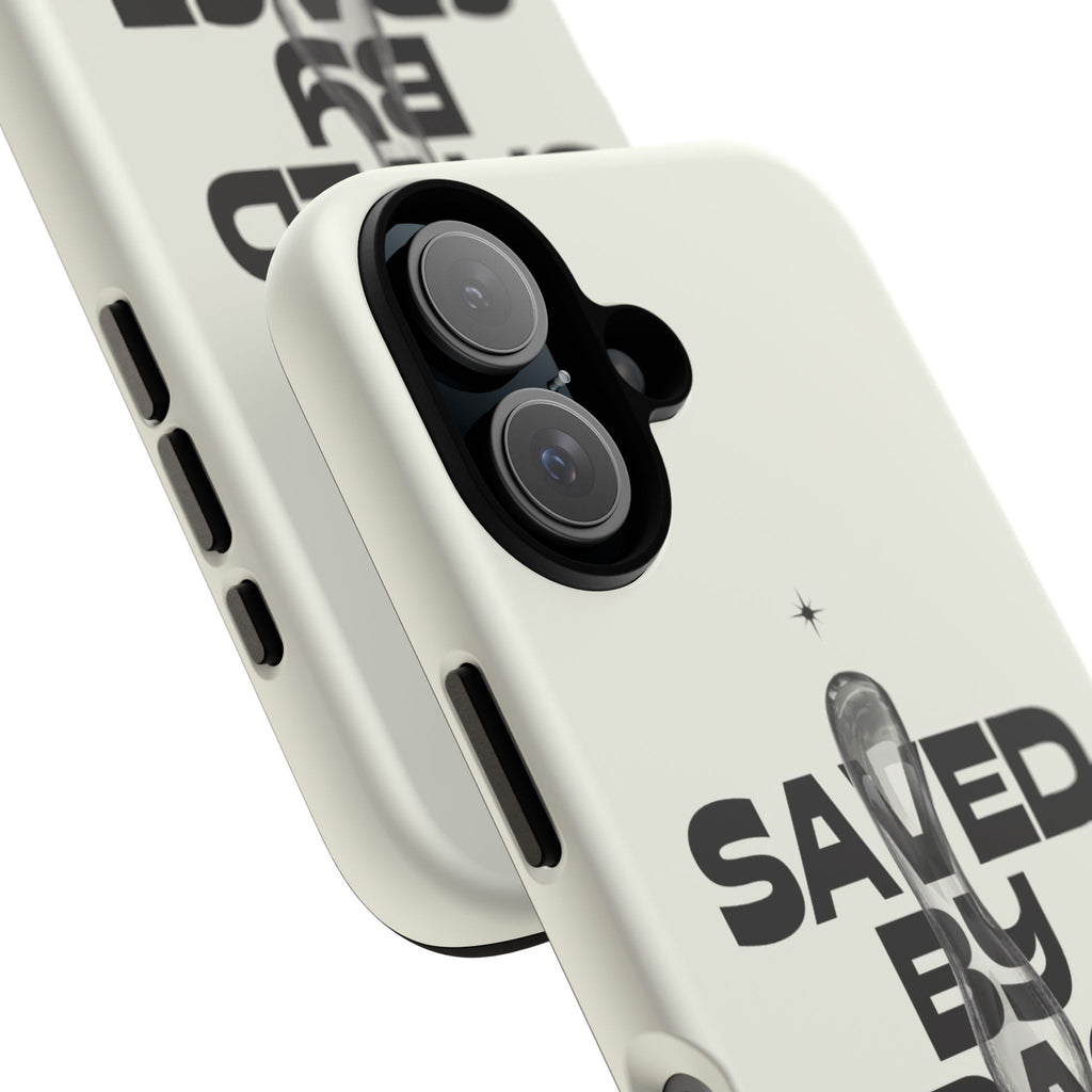 Saved By Grace Tough Phone Case — Christian Faith iPhone Cover