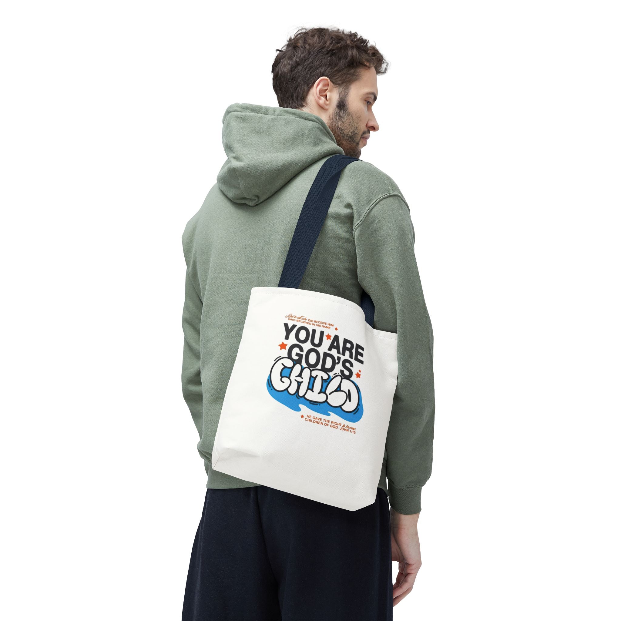Inspirational "You Are God's Child" Tote Bag