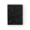 Black Marble Hardcover Journal — Ruled Lined Notebook