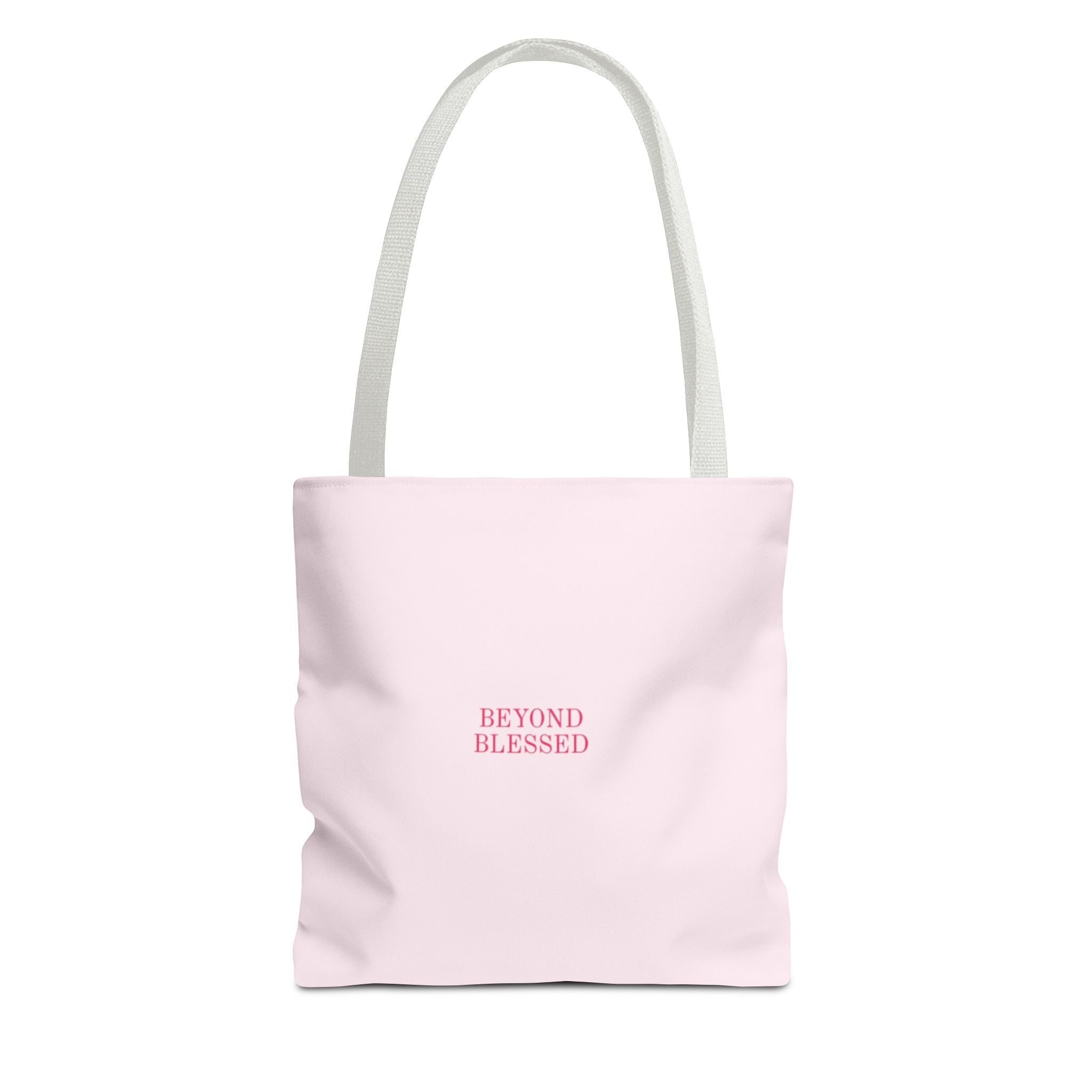 Beyond Blessed Pink Tote Bag – Inspirational Everyday Carry Tote