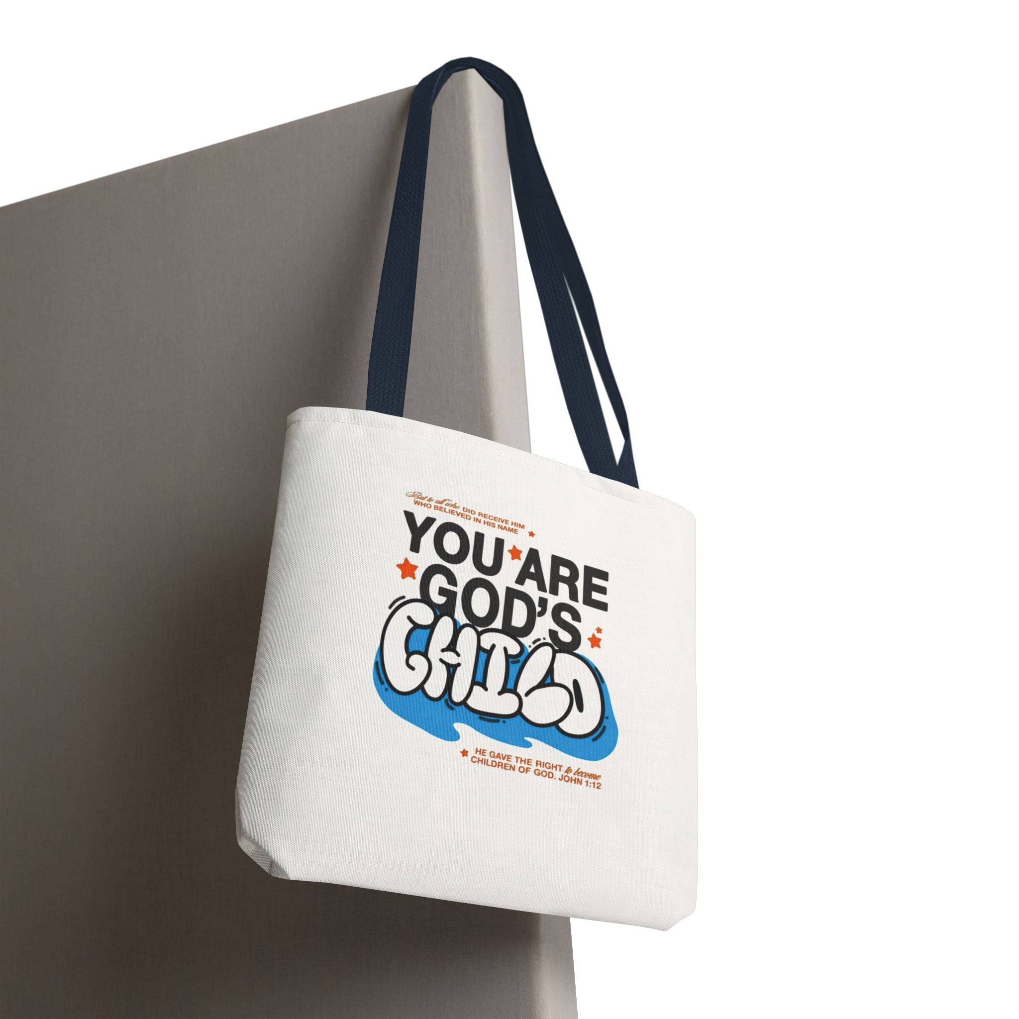 Inspirational "You Are God's Child" Tote Bag