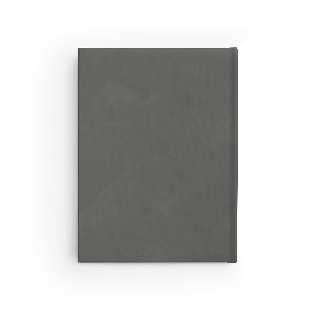 Ruled Notebook Journal — Minimal Gray "Notebook" Hardcover