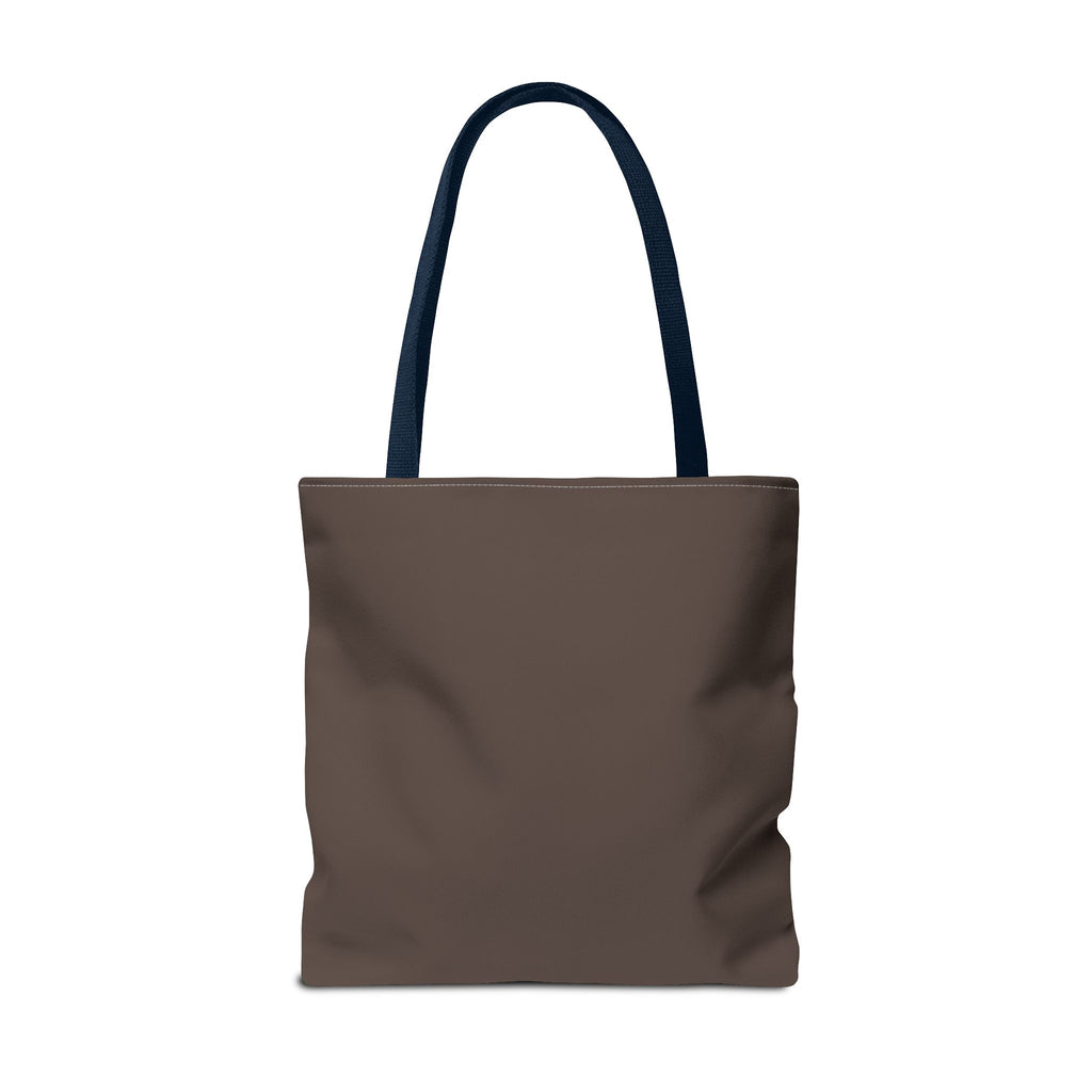 Surrounded by His Goodness Tote Bag — Faith Floral Scripture Shopper