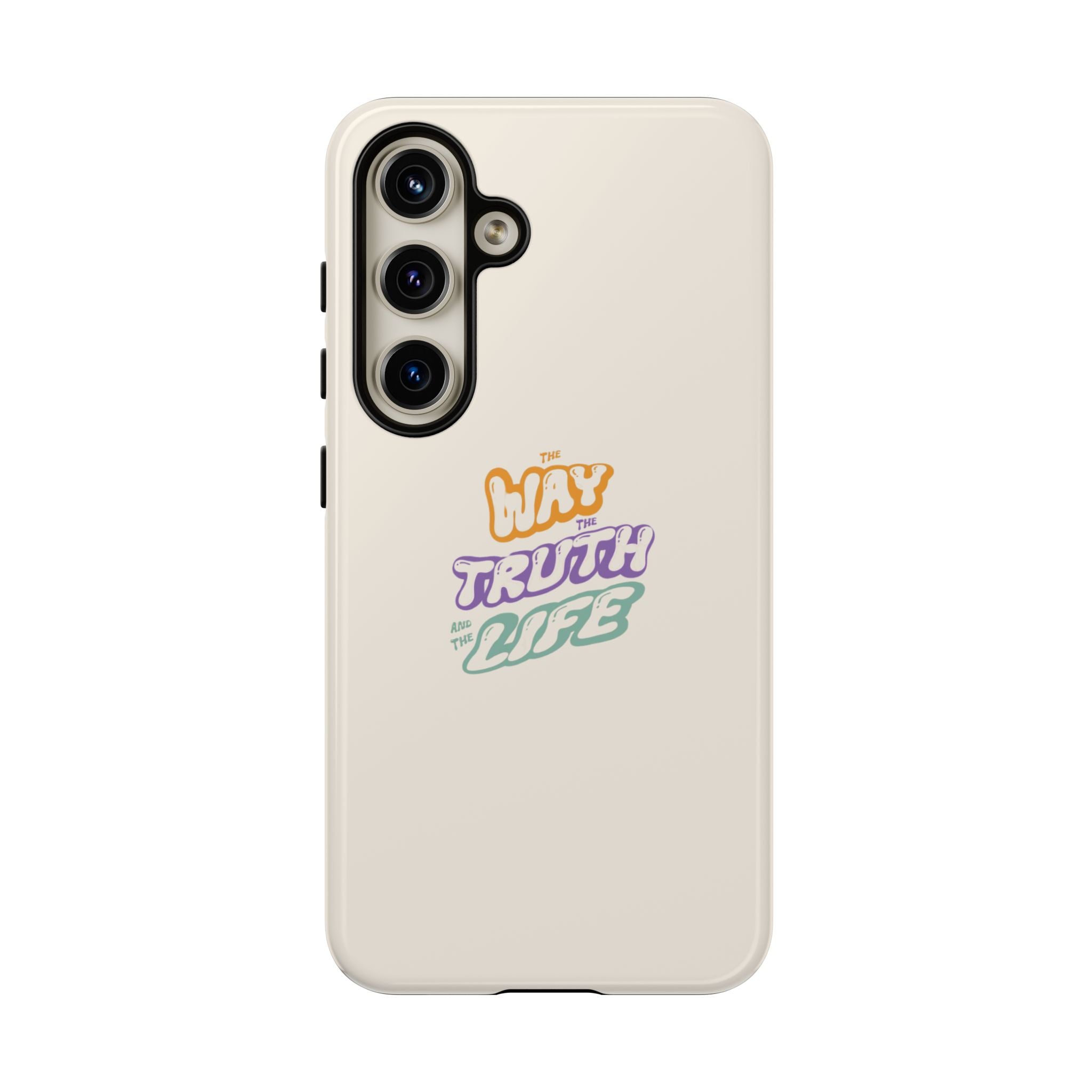 'Way,Truth,Life' Pastel Graphic Protective Tough Case