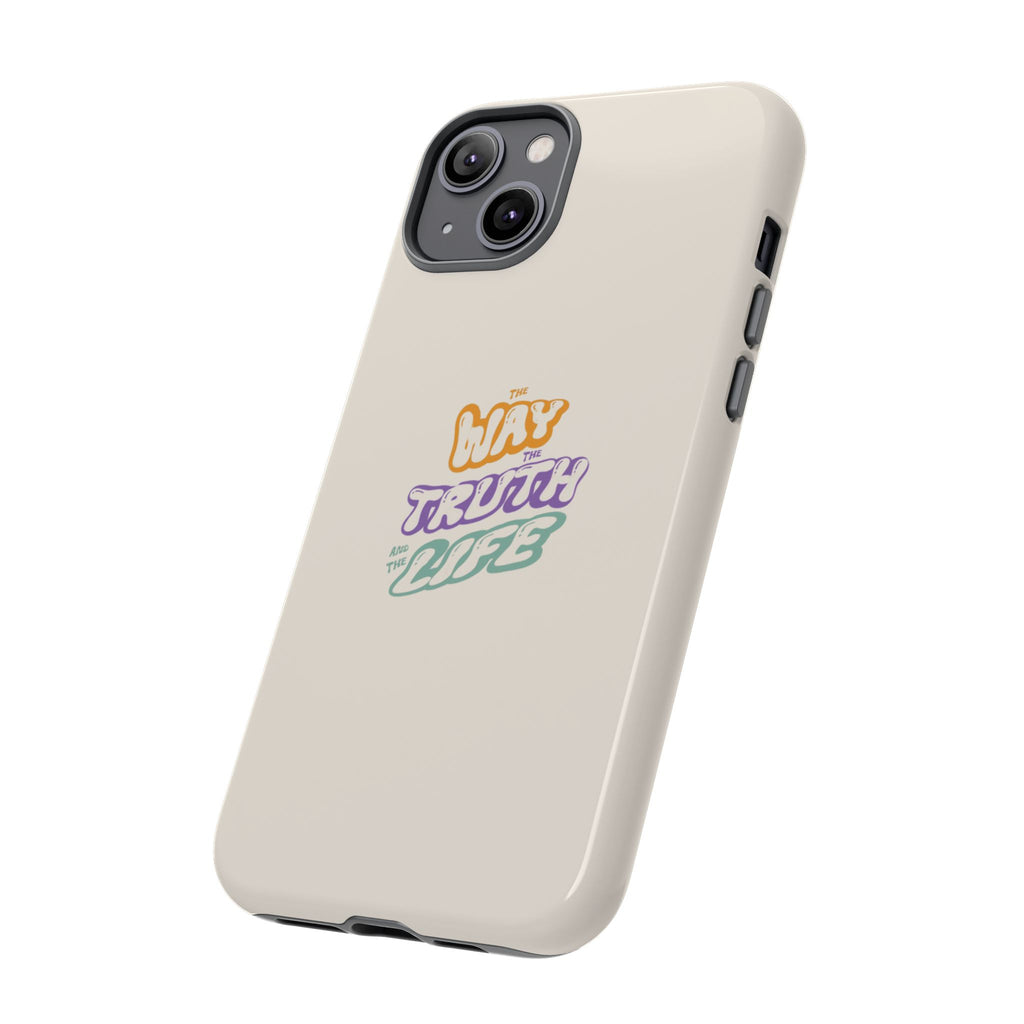 'Way,Truth,Life' Pastel Graphic Protective Tough Case
