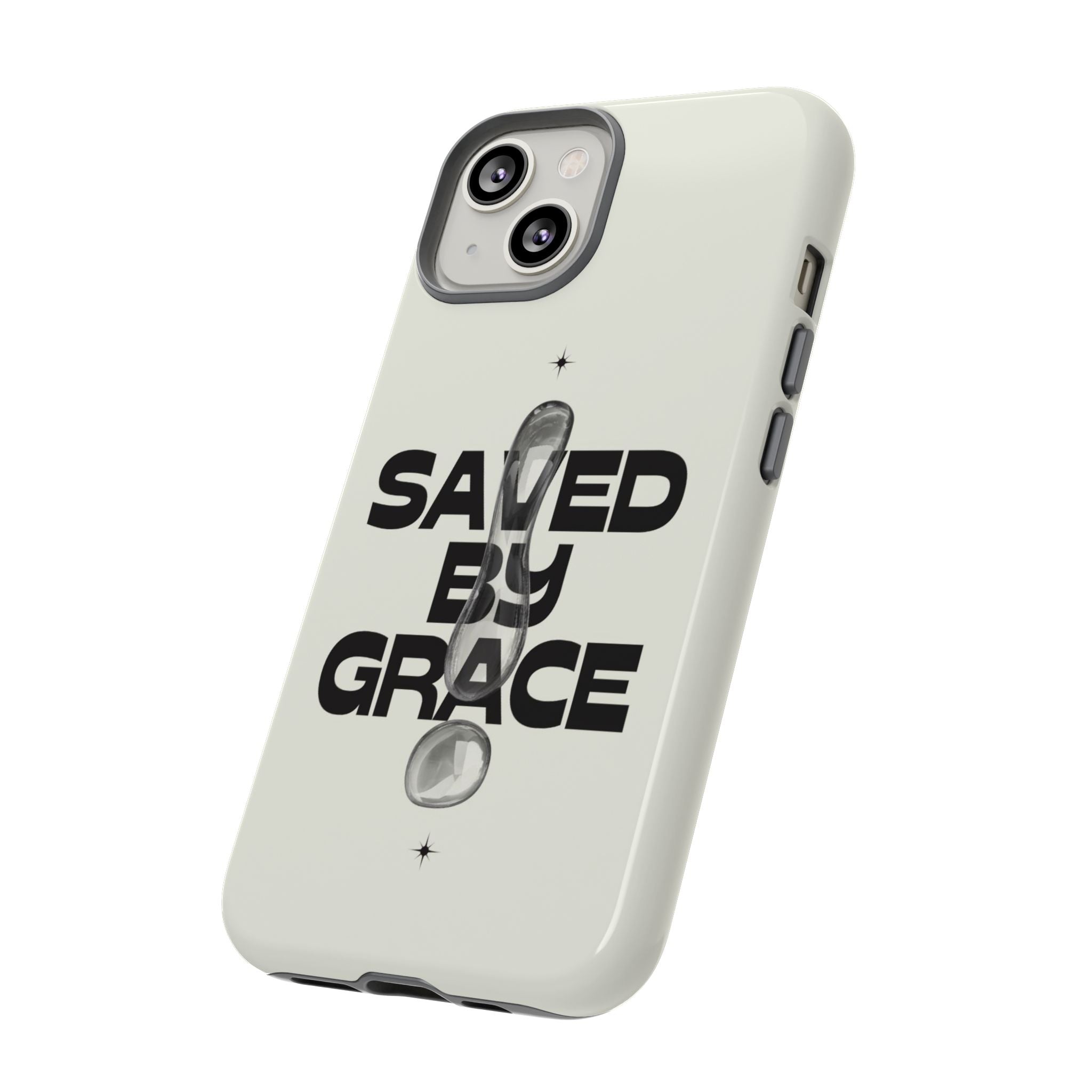 Saved By Grace Tough Phone Case — Christian Faith iPhone Cover