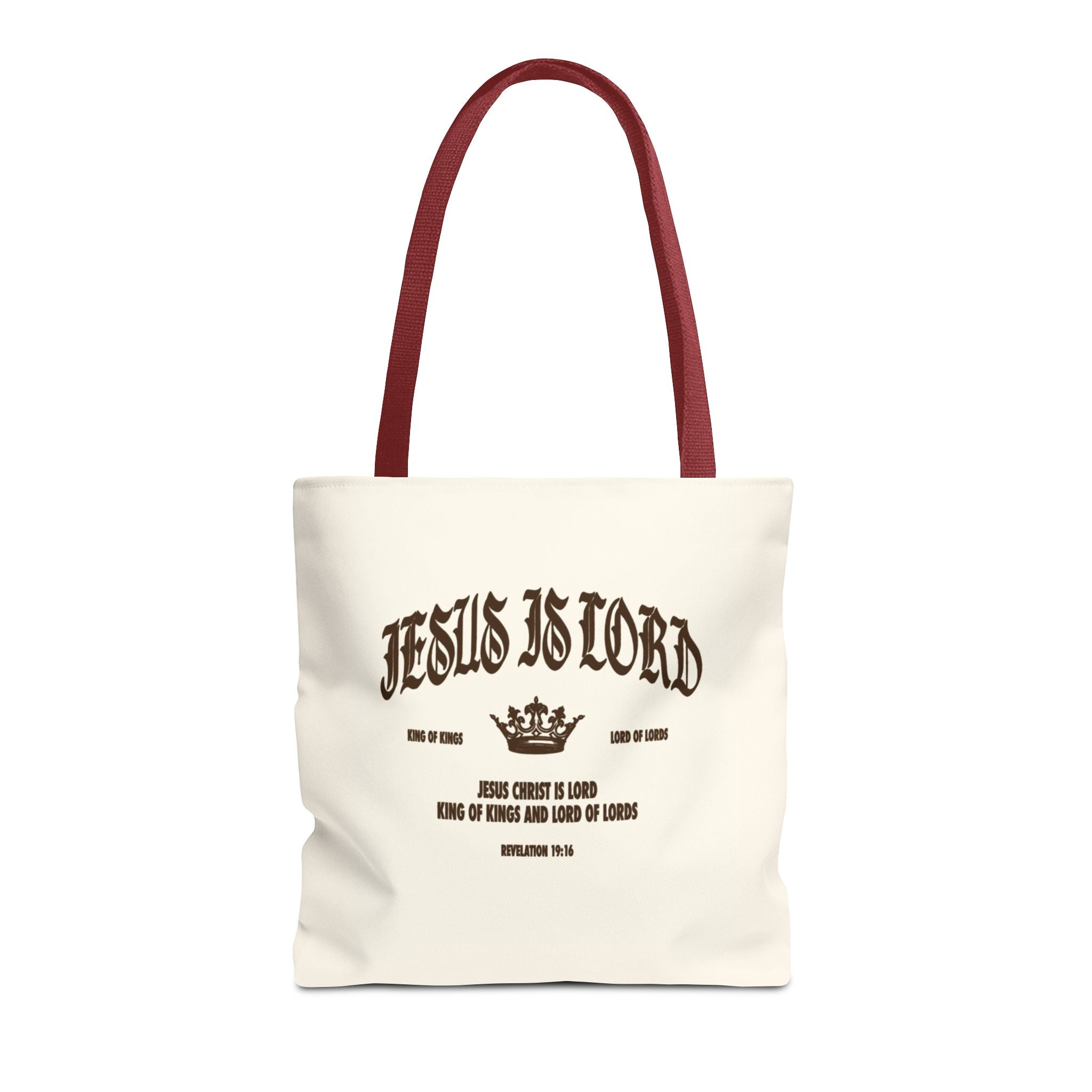 Jesus Is Lord Canvas Tote Bag