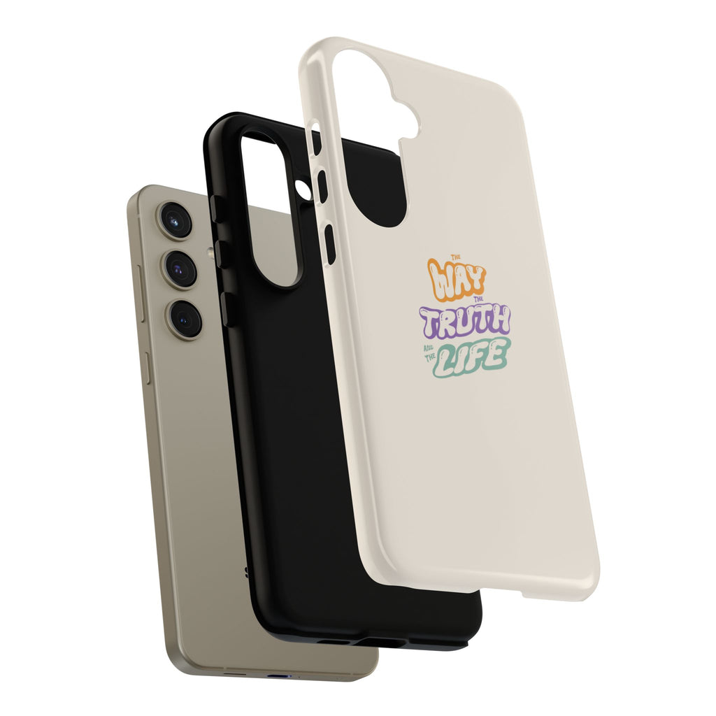 'Way,Truth,Life' Pastel Graphic Protective Tough Case
