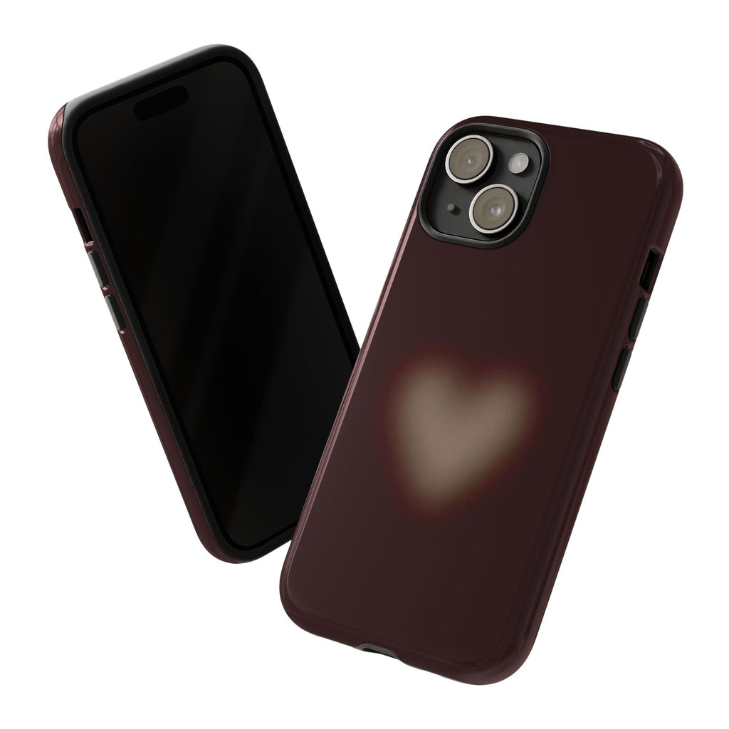 Tough Cases — Blurred Heart Protective iPhone Case
