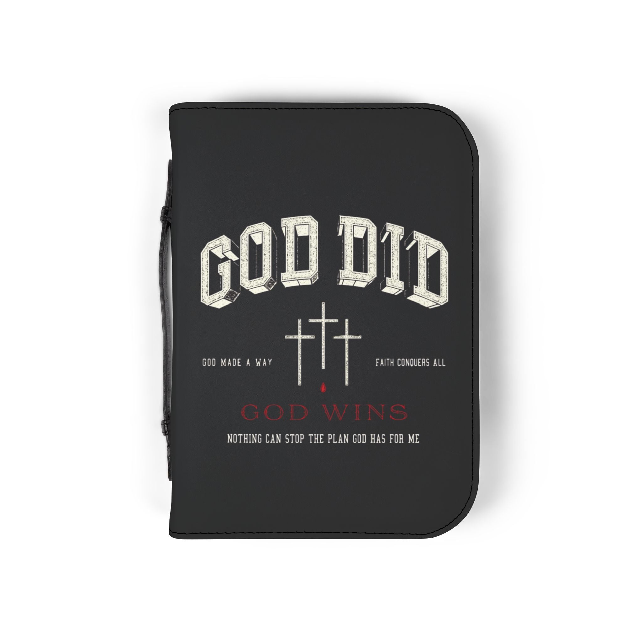 God Did Bible Cover — Zippered Scripture Carry Case