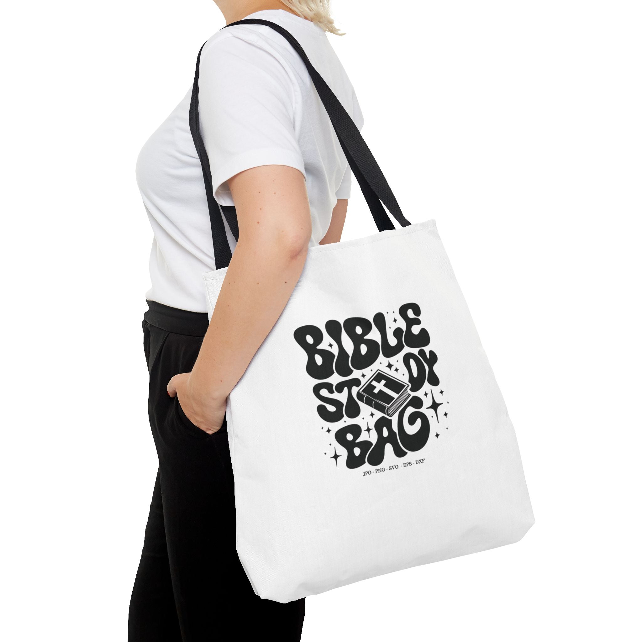 Bible Study Tote Bag – Faith-Inspired Scripture Carryall