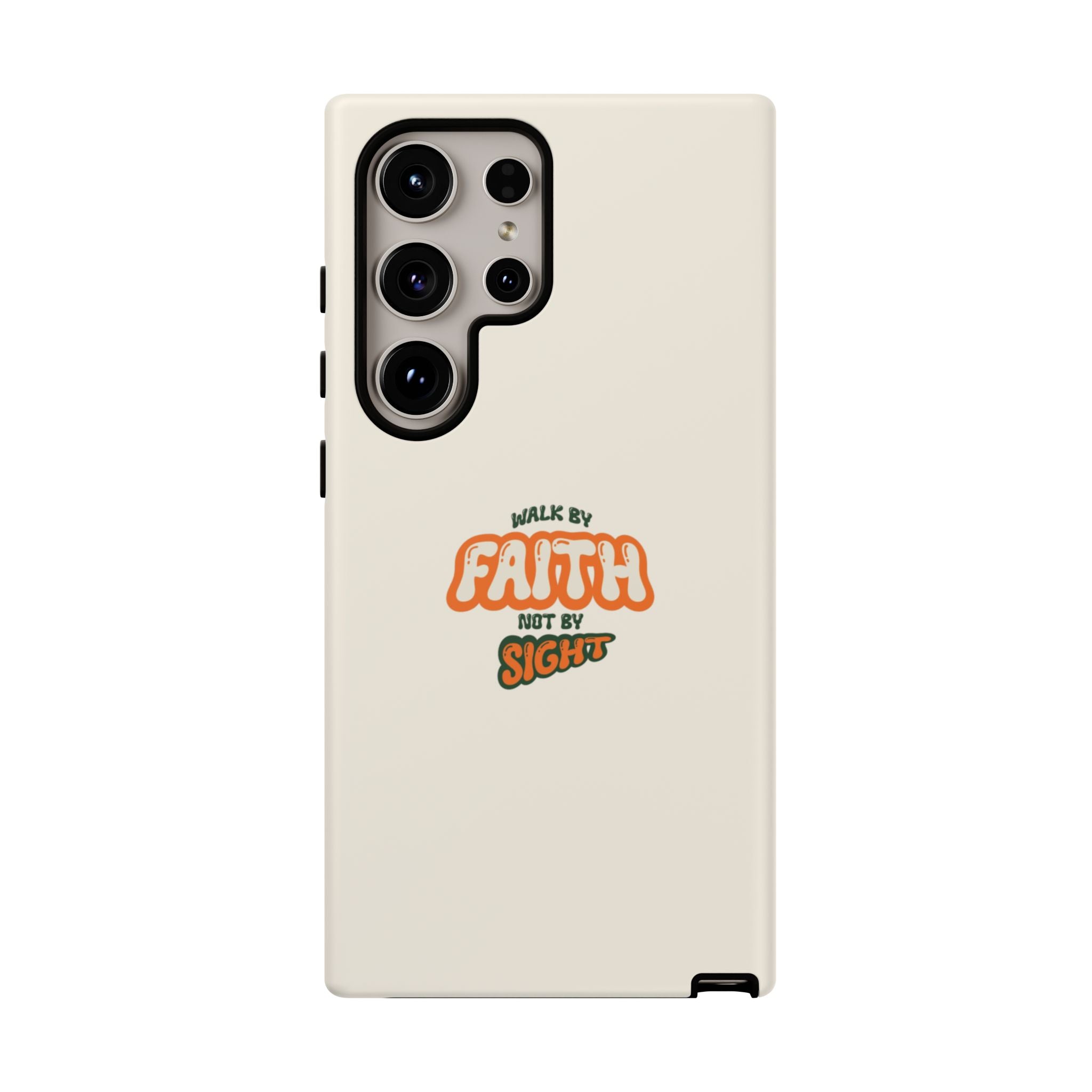 Faith Phone Case — "Walk by Faith Not by Sight" Tough Protective Cover