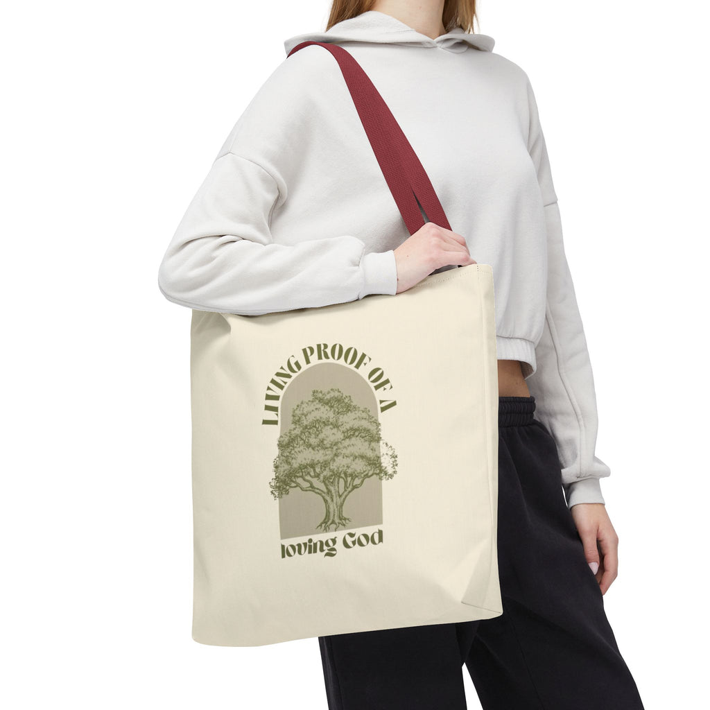 Living Proof Of A Loving God Tote Bag