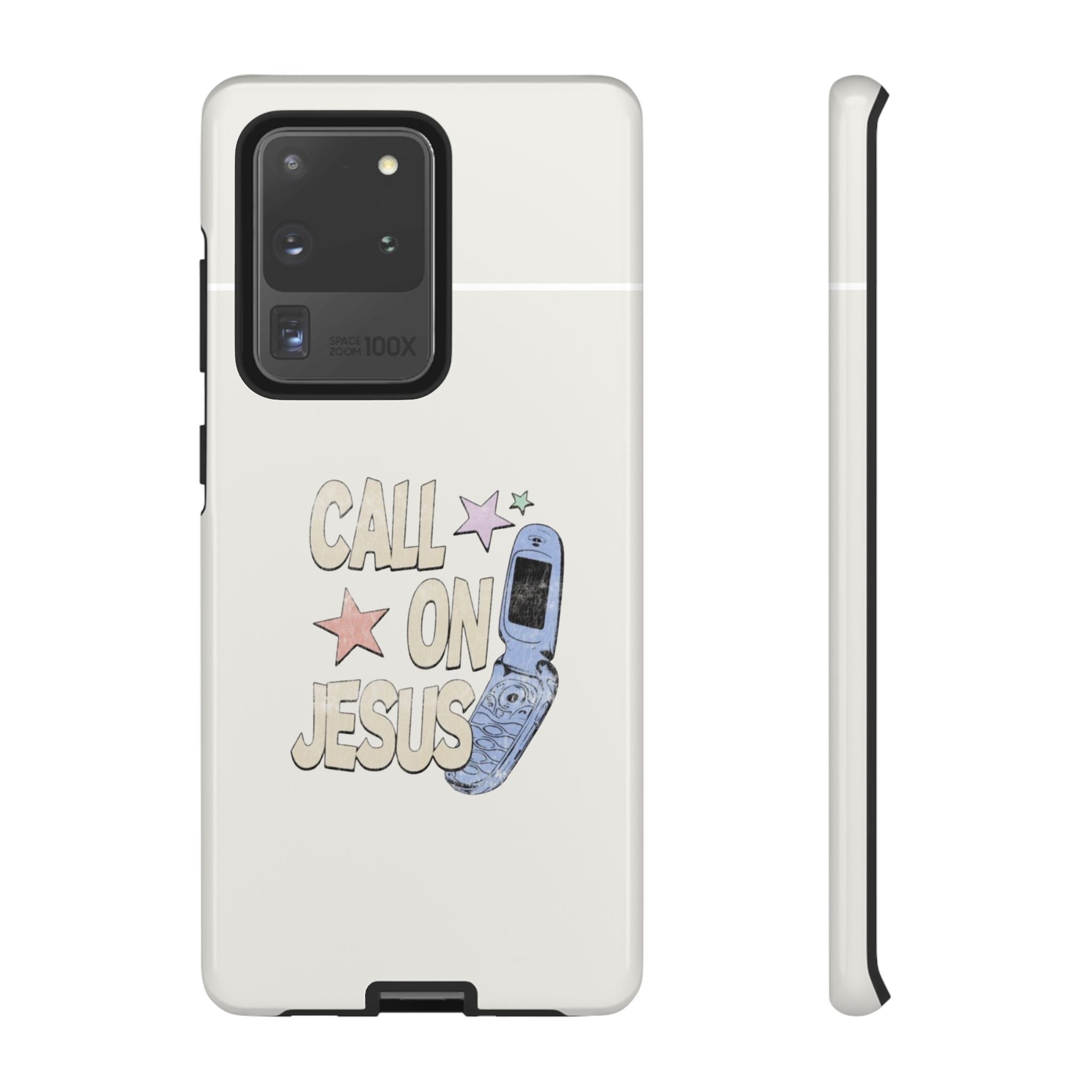 Call On Jesus Phone Case — Faith-Inspired Tough Phone Cover