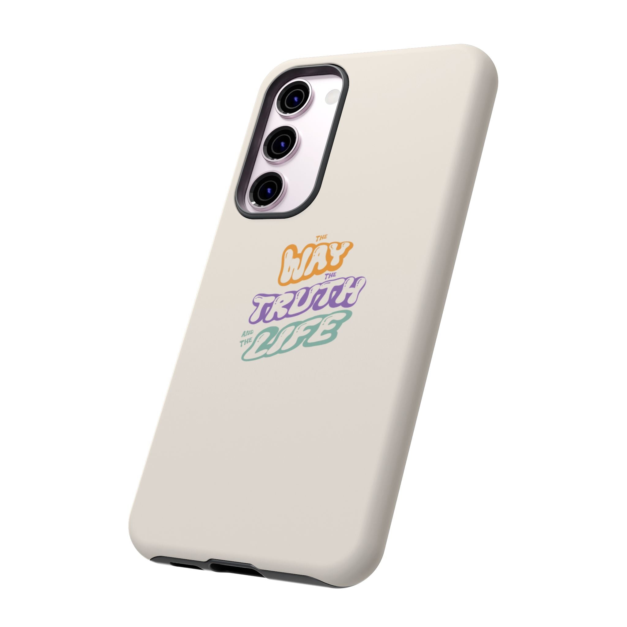 'Way,Truth,Life' Pastel Graphic Protective Tough Case