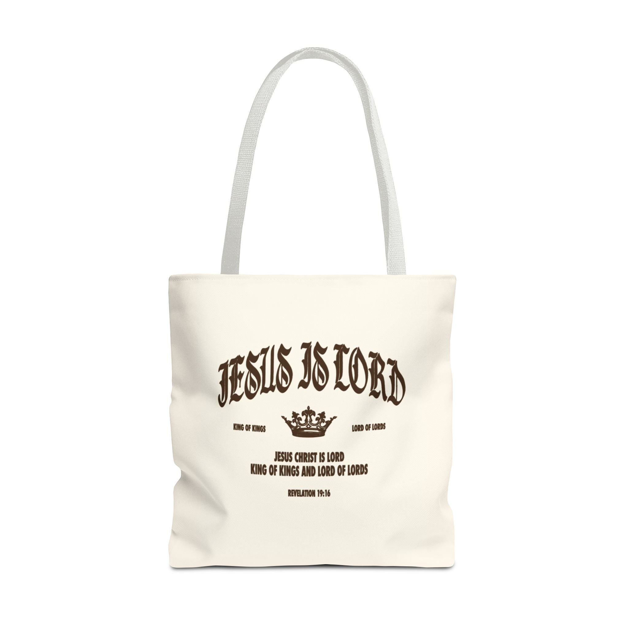 Jesus Is Lord Canvas Tote Bag