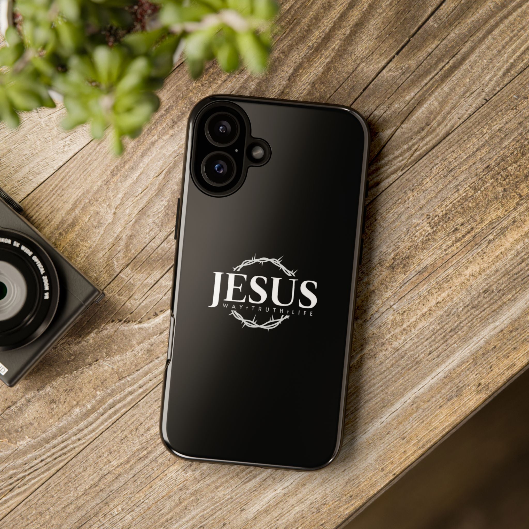 Jesus Crown Tough Phone Case — Faith-Based Case