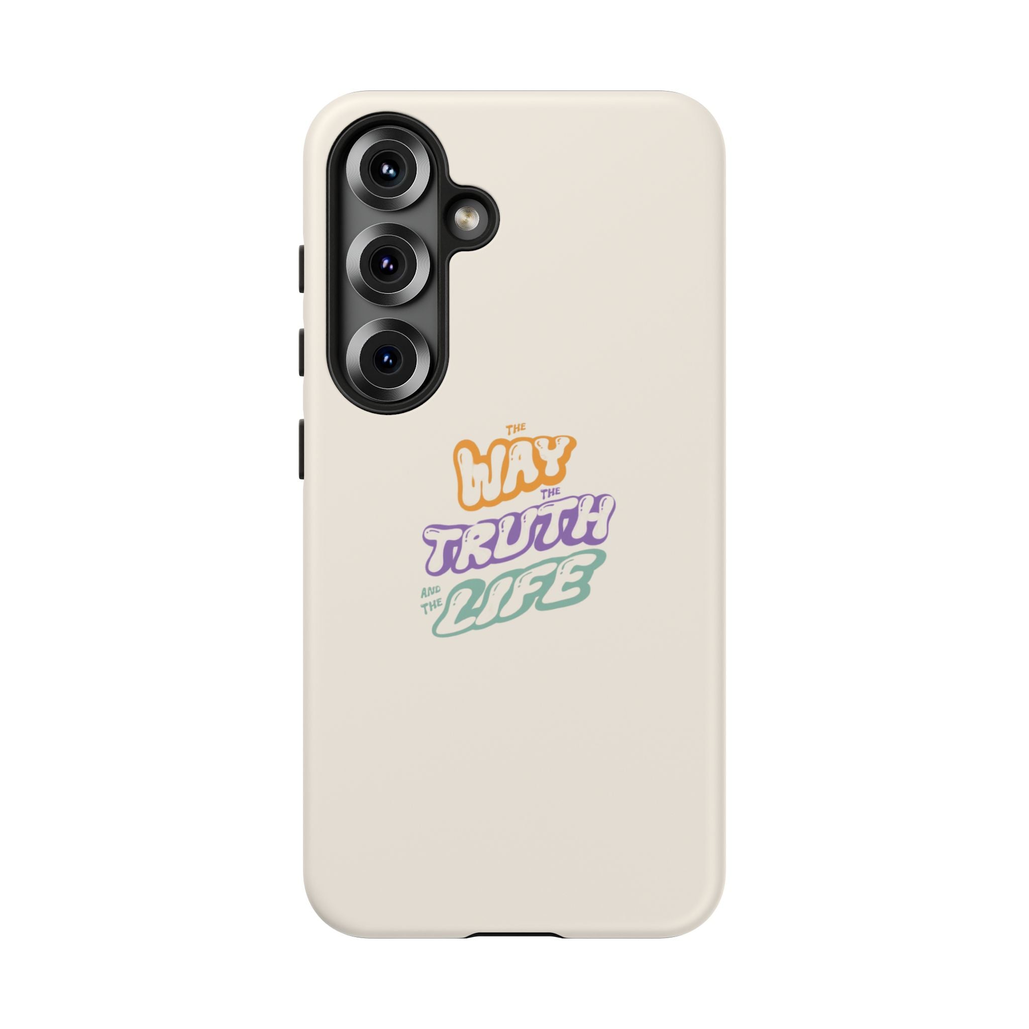 'Way,Truth,Life' Pastel Graphic Protective Tough Case