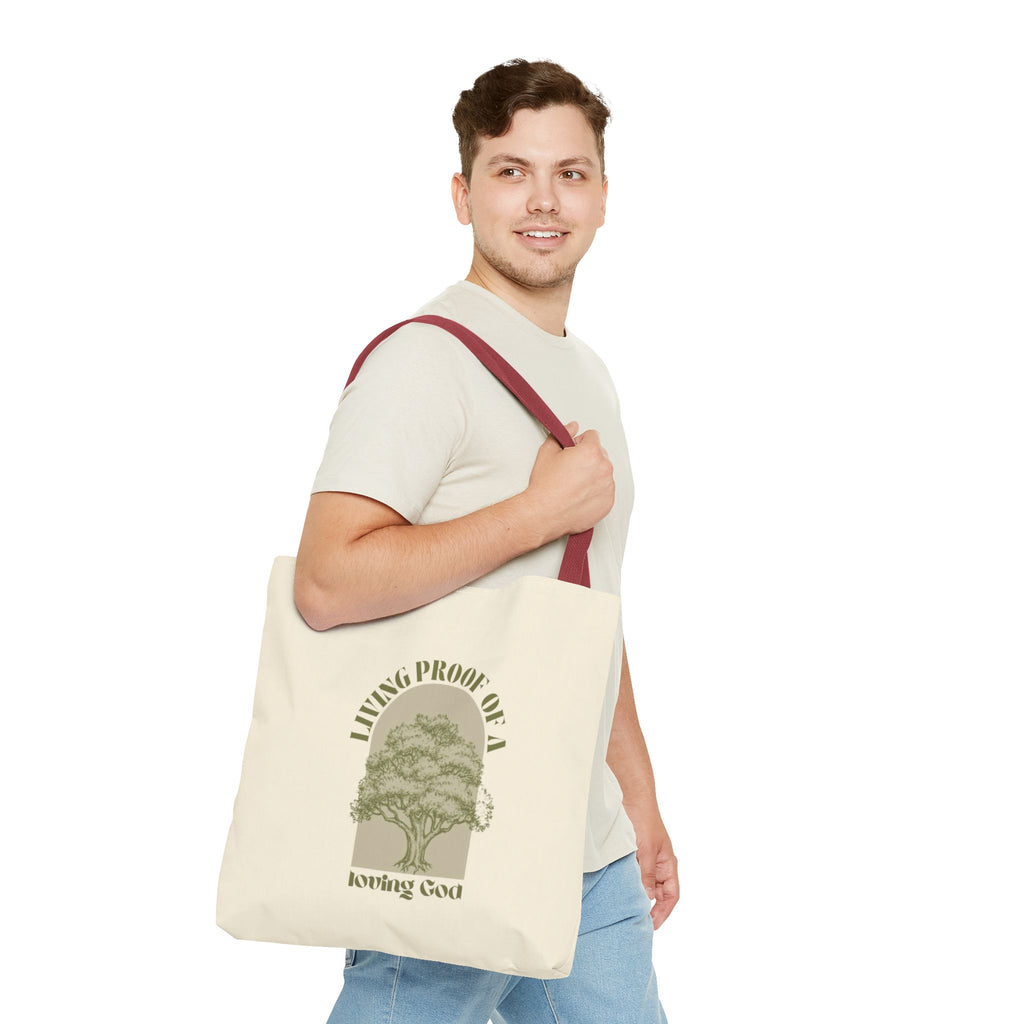 Living Proof Of A Loving God Tote Bag