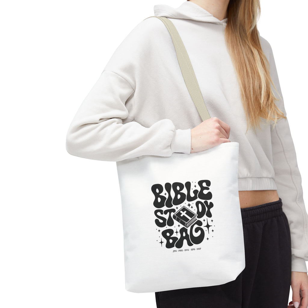 Bible Study Tote Bag – Faith-Inspired Scripture Carryall