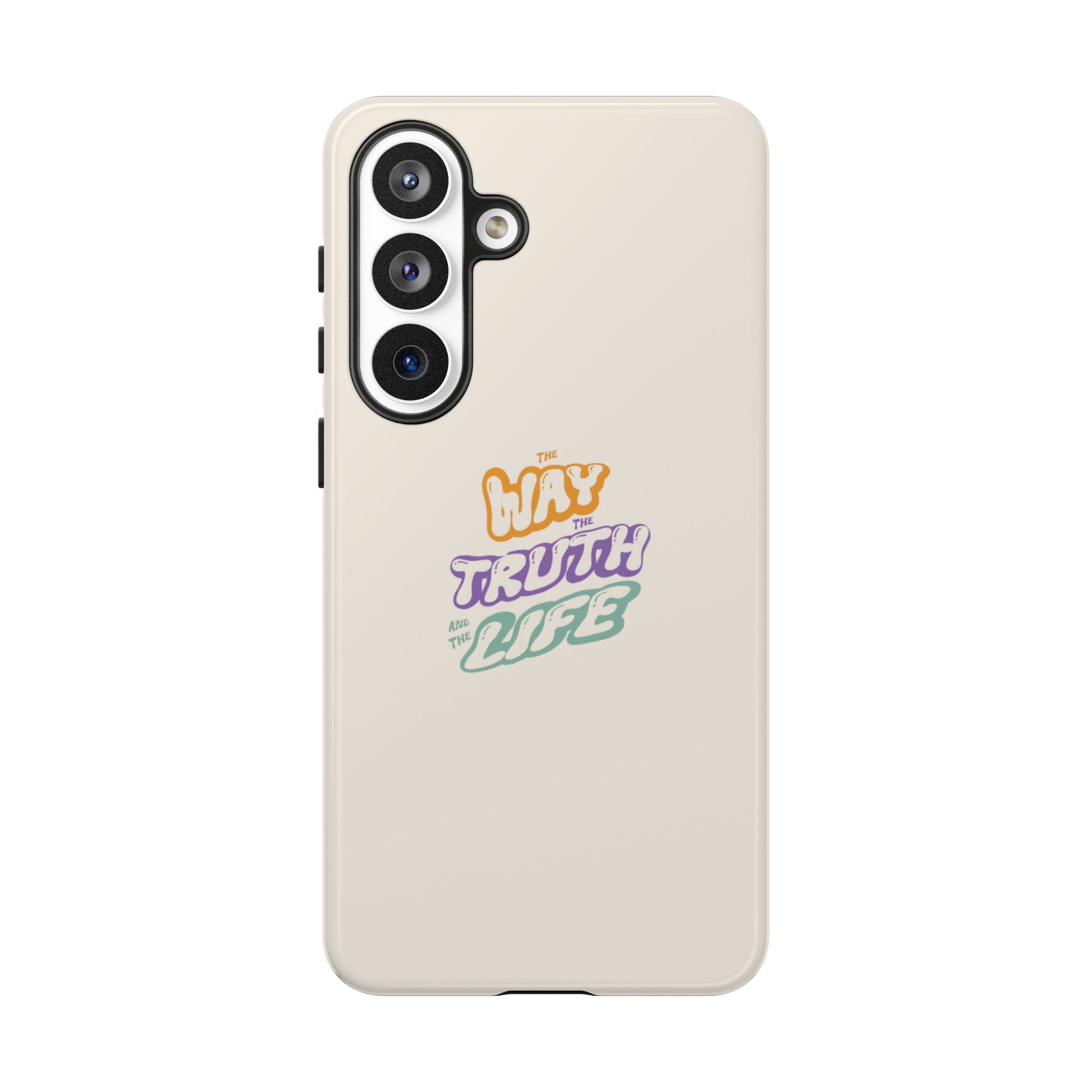 'Way,Truth,Life' Pastel Graphic Protective Tough Case