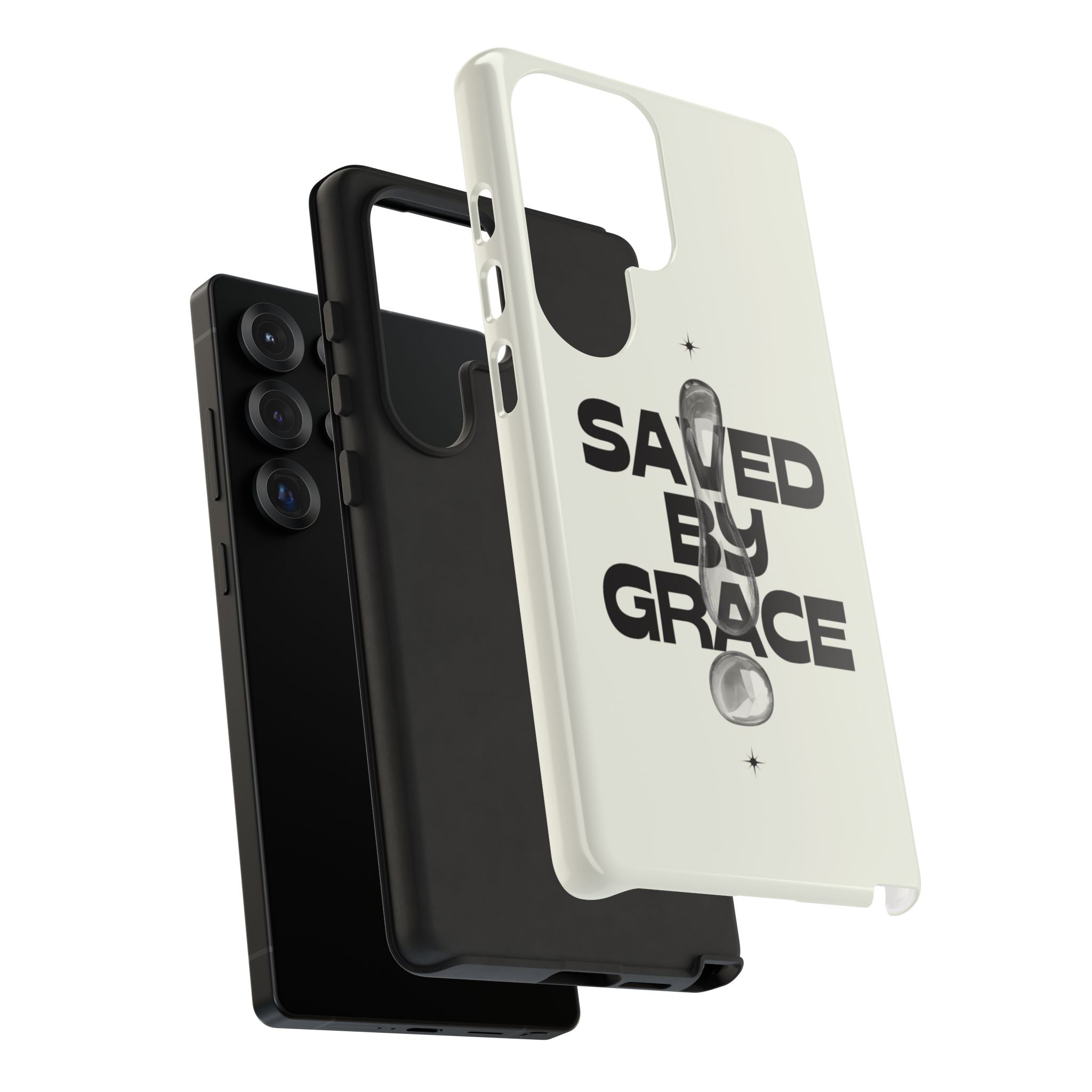 Saved By Grace Tough Phone Case — Christian Faith iPhone Cover