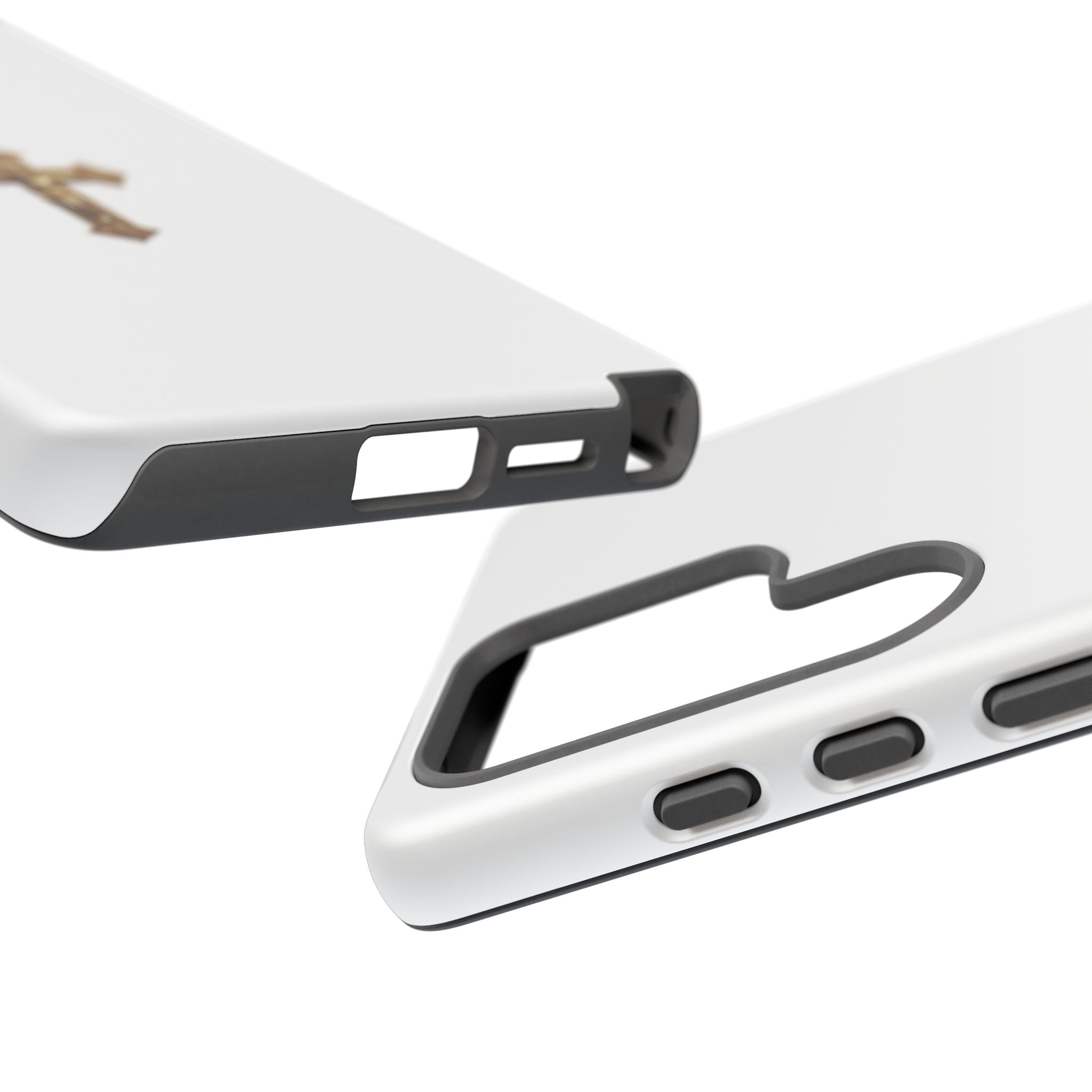 Gold Cross Tough Phone Case | Protective Cover