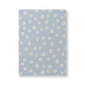 Daisy Pattern Softcover Journal — Floral Dotted Notebook for Notes & Journaling