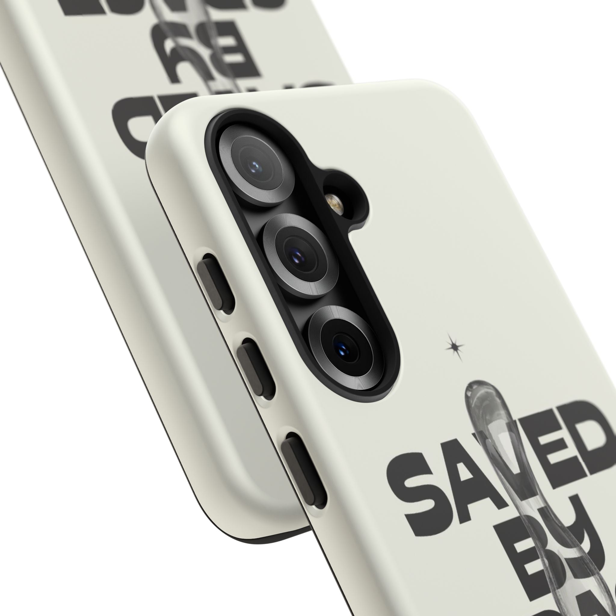 Saved By Grace Tough Phone Case — Christian Faith iPhone Cover