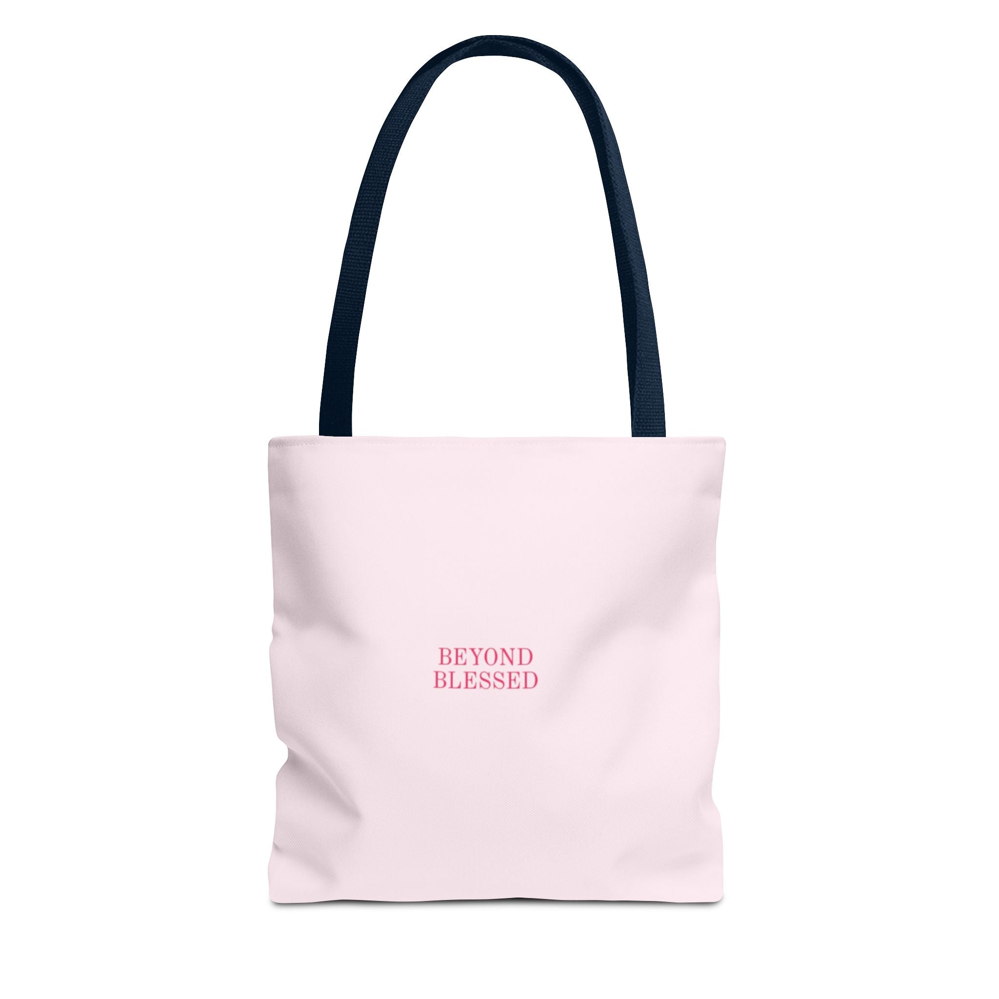 Beyond Blessed Pink Tote Bag – Inspirational Everyday Carry Tote