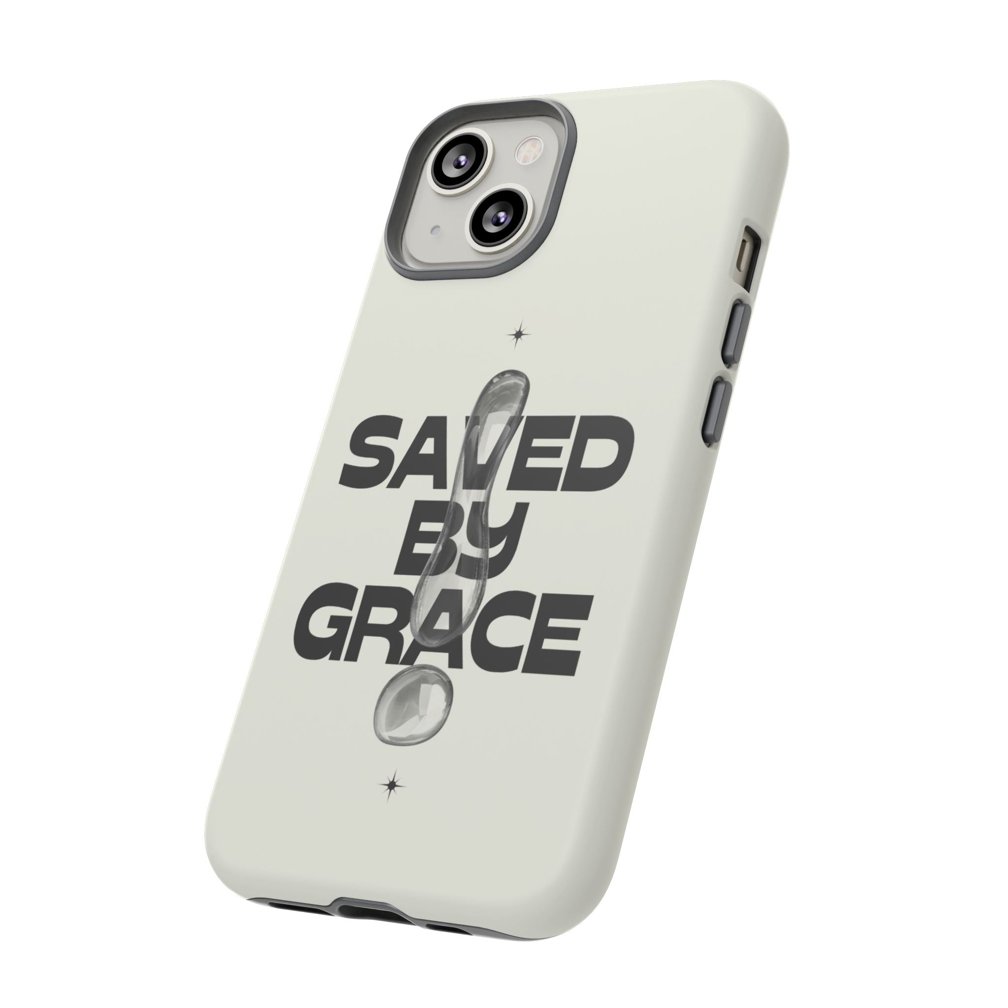Saved By Grace Tough Phone Case — Christian Faith iPhone Cover