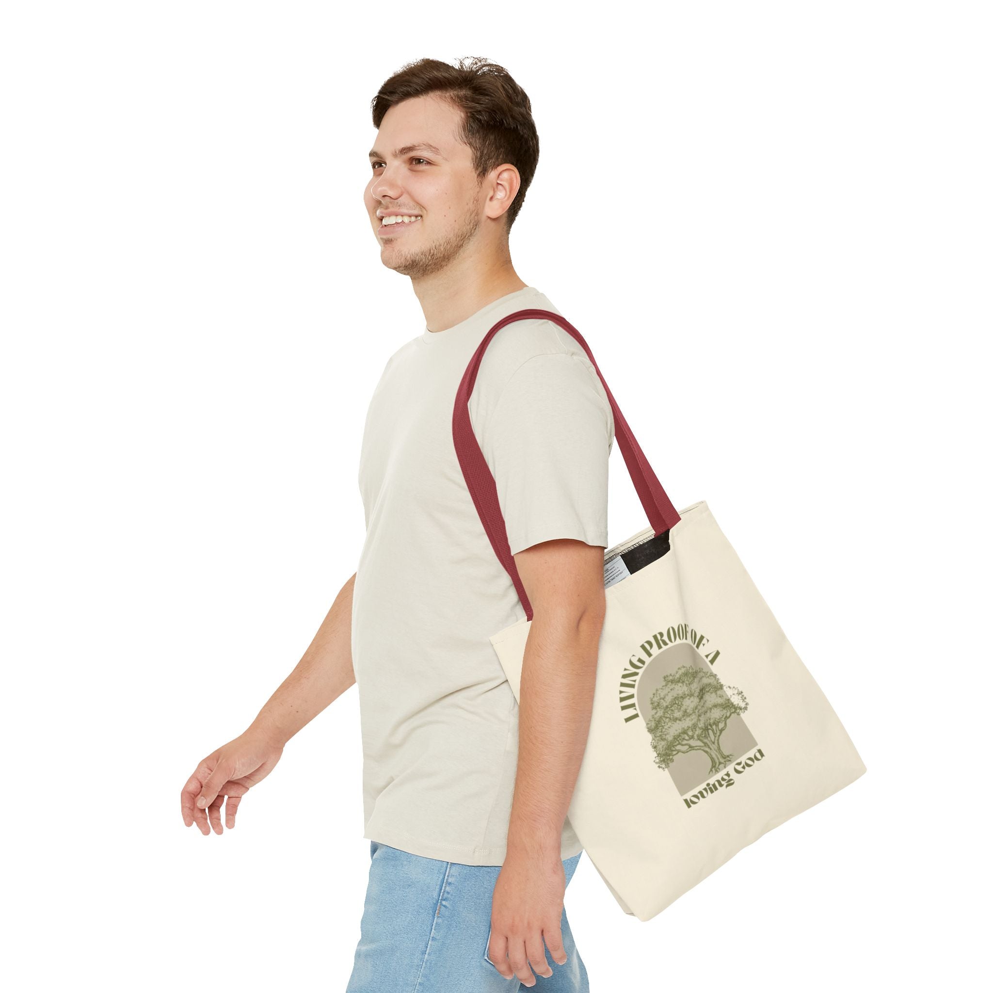 Living Proof Of A Loving God Tote Bag