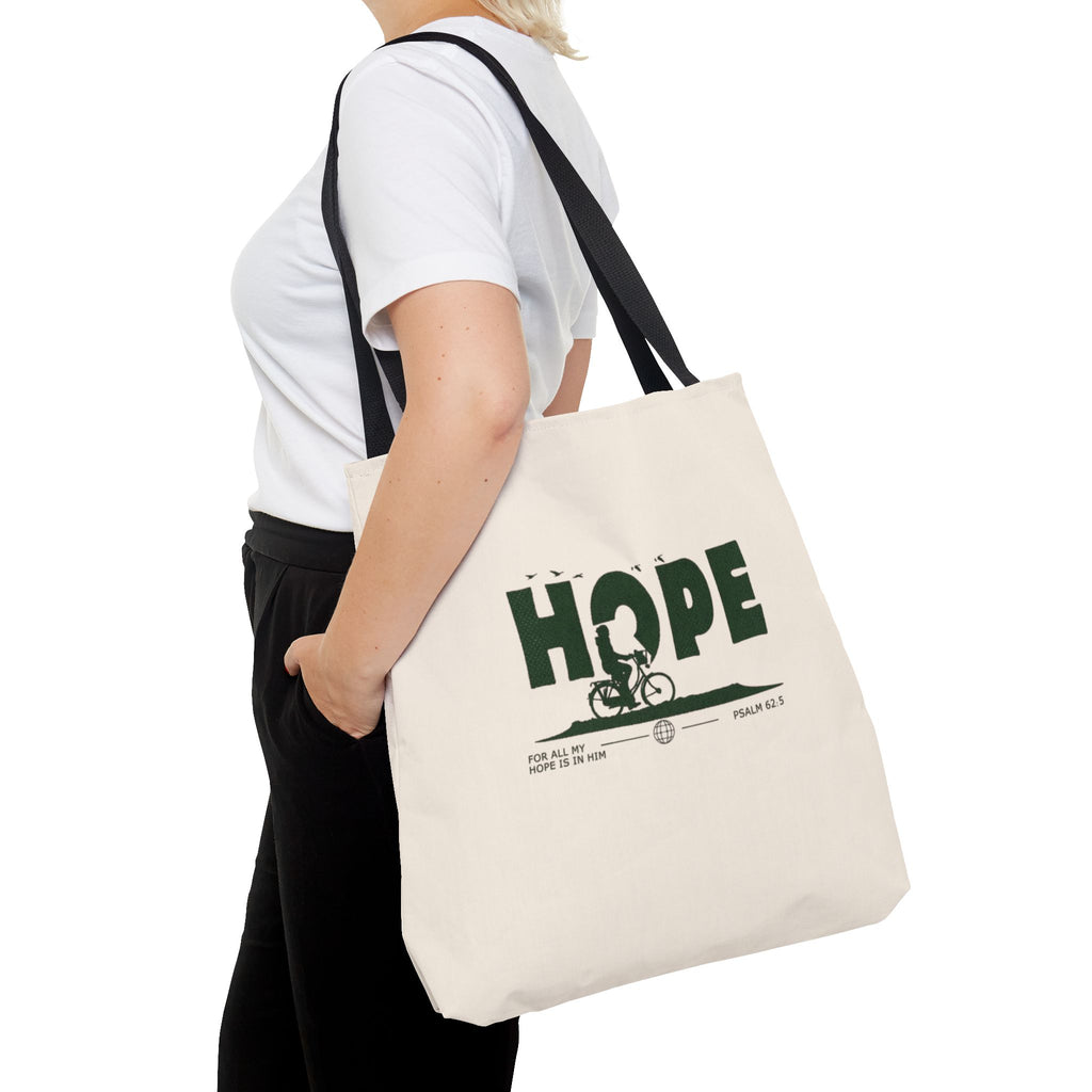 "Hope" Tote Bag — Inspirational Canvas Tote