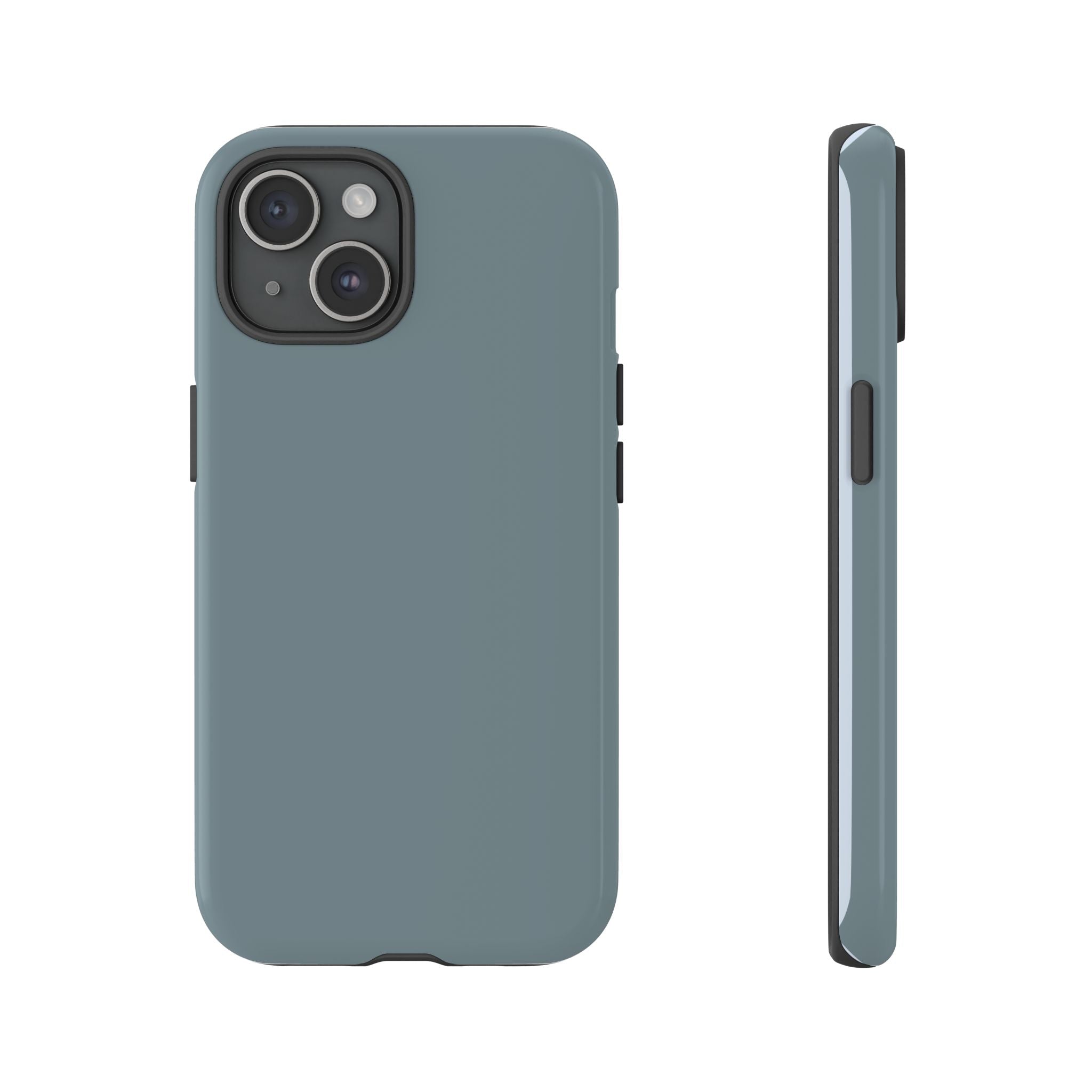 Tough iPhone Case - Blue/Grey Color